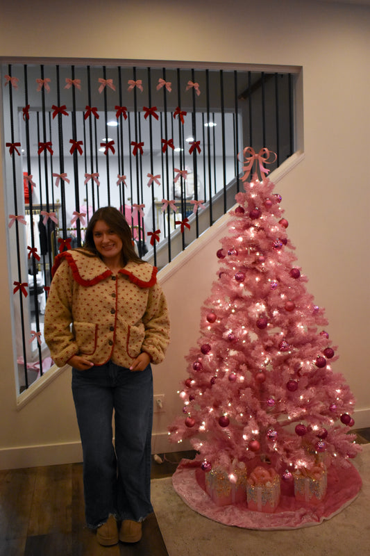 Red Heart Sherpa Jacket