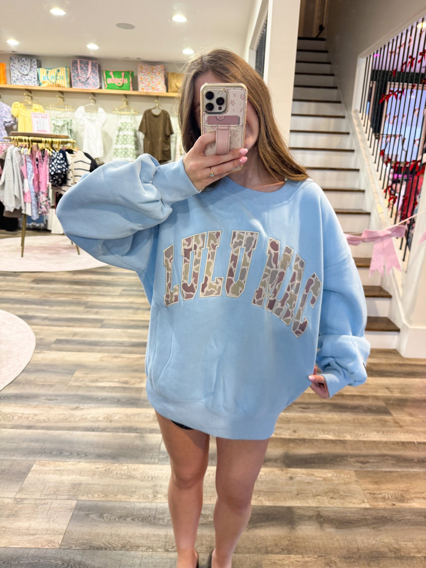 Lulu Mac Camo: Light Blue