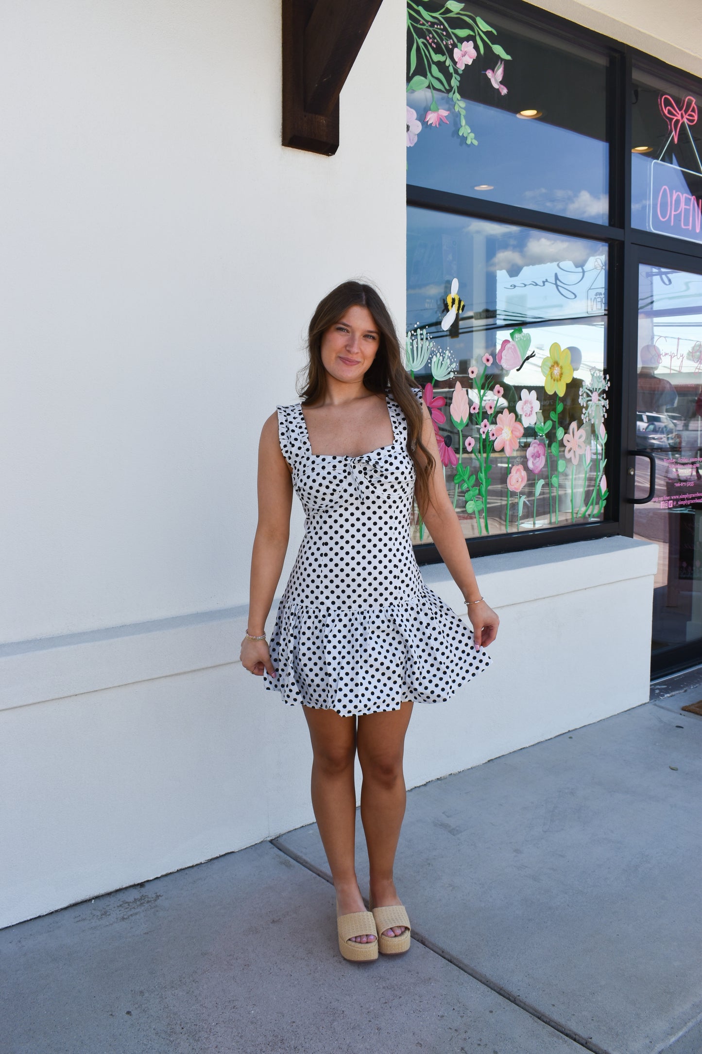 Sally Dot Mini Dress