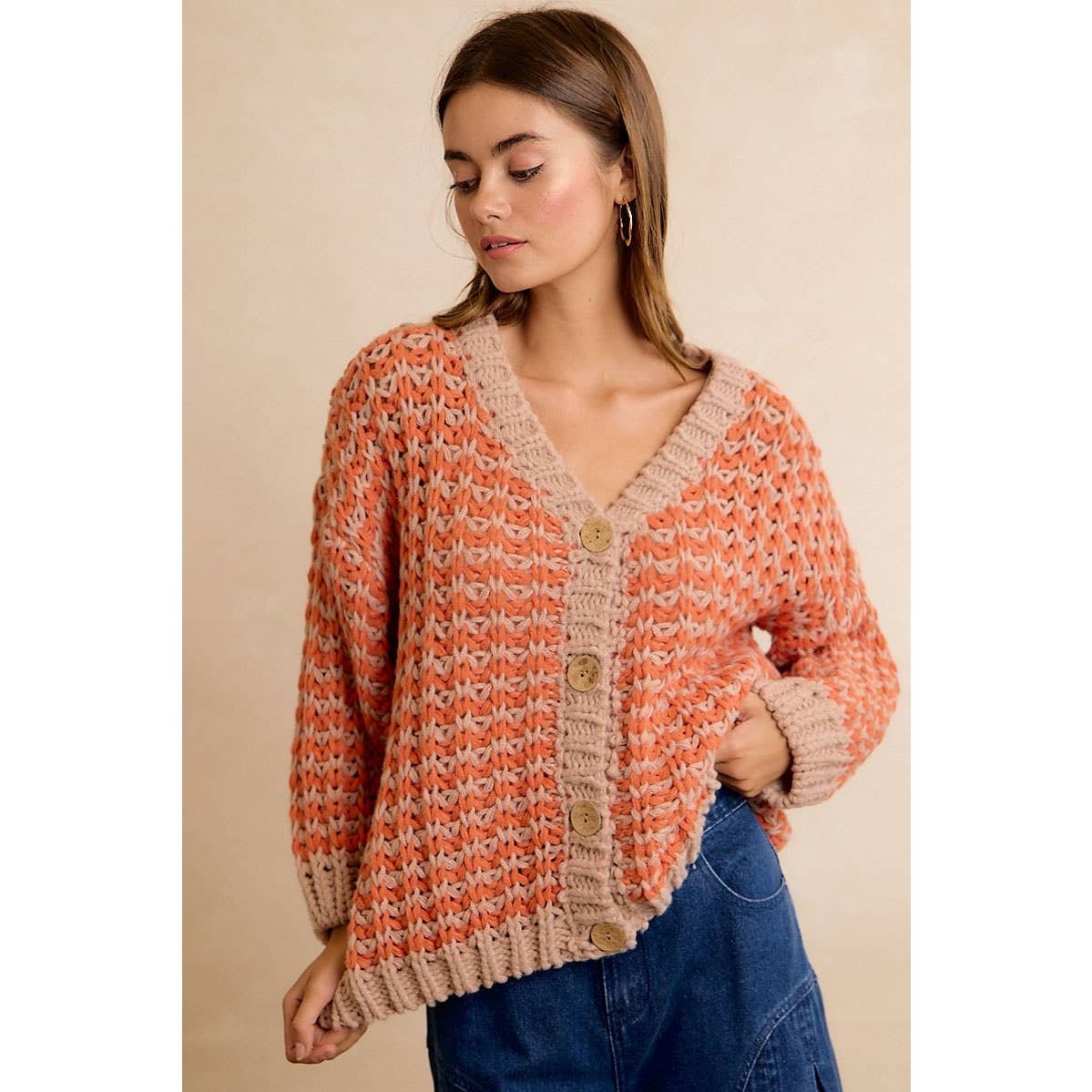 Thanksgiving Harvest Chunky Cardigan
