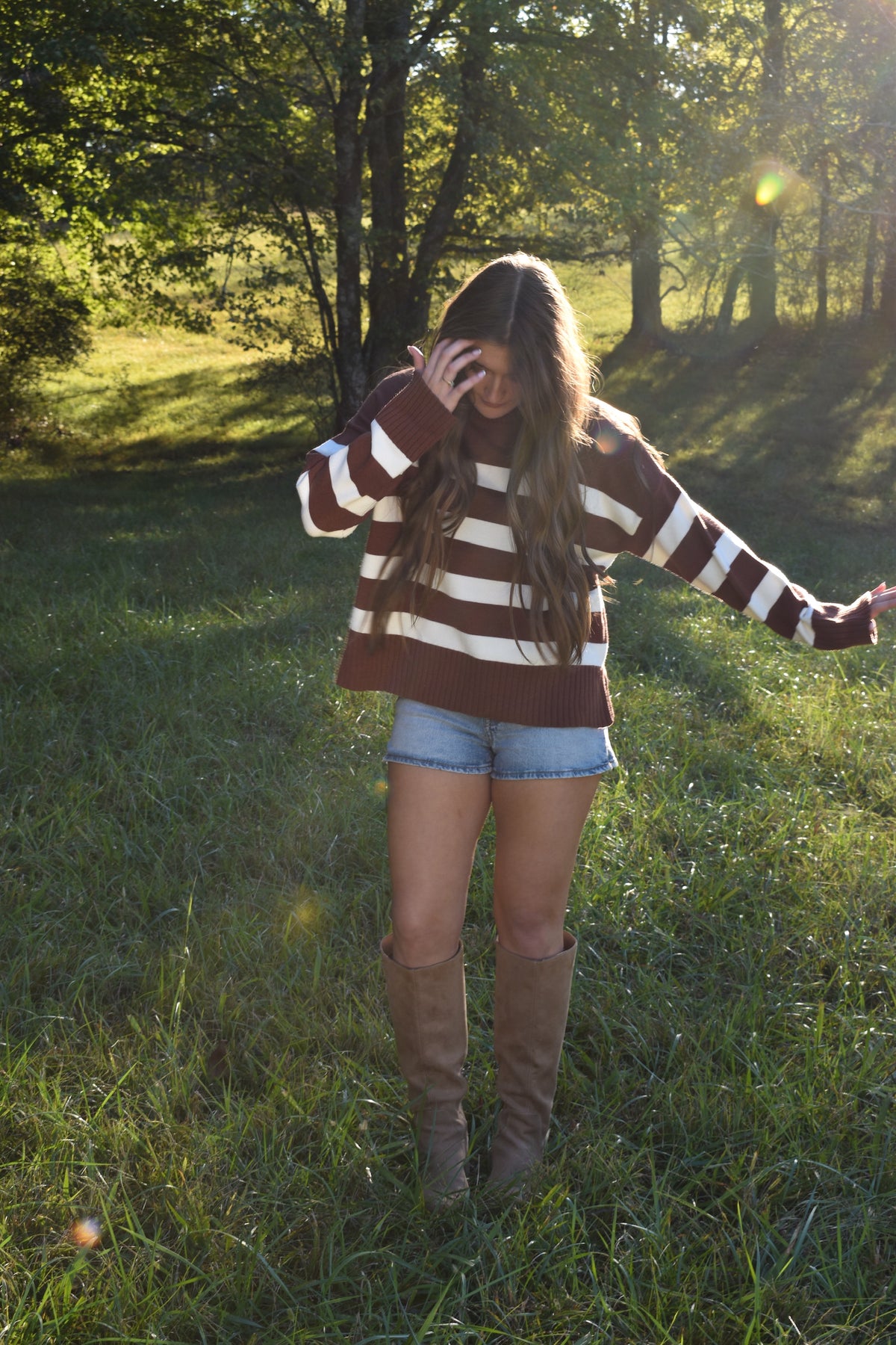 Chocolate Stripe Sweater