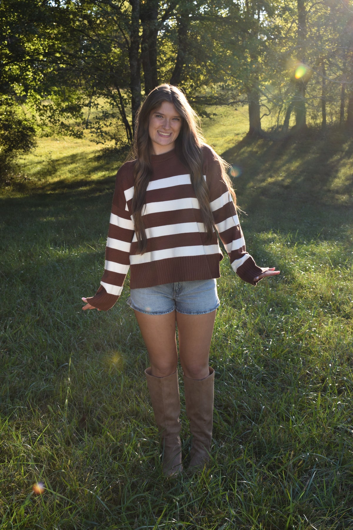 Chocolate Stripe Sweater