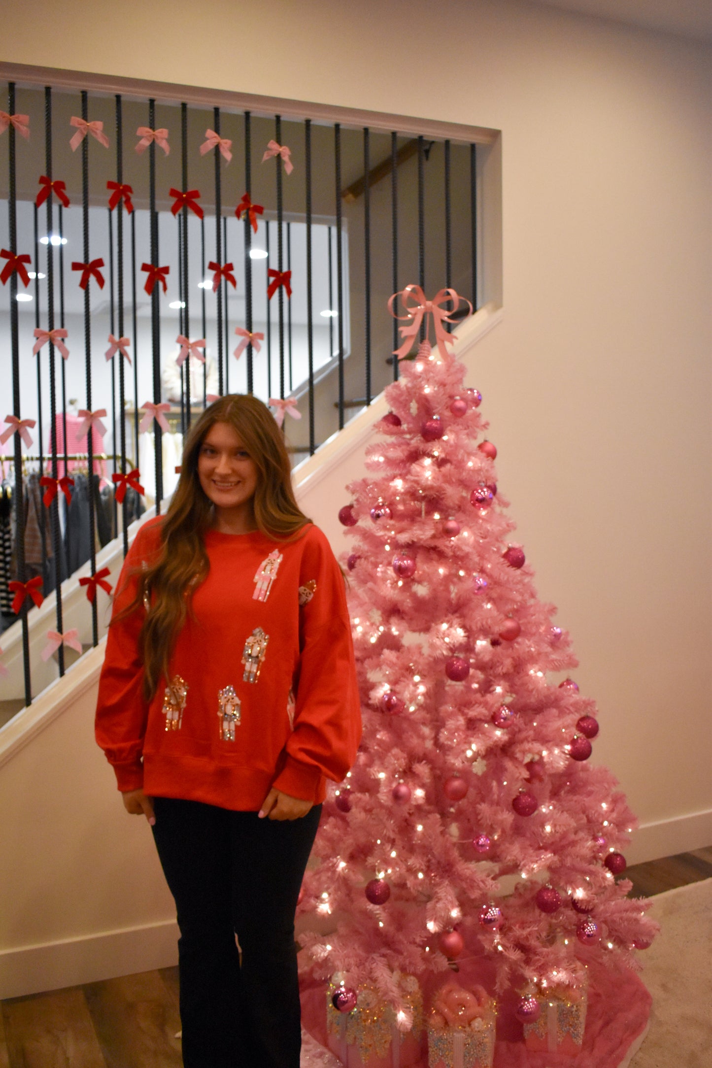 Christmas Nutcracker Oversized Sweatshirt