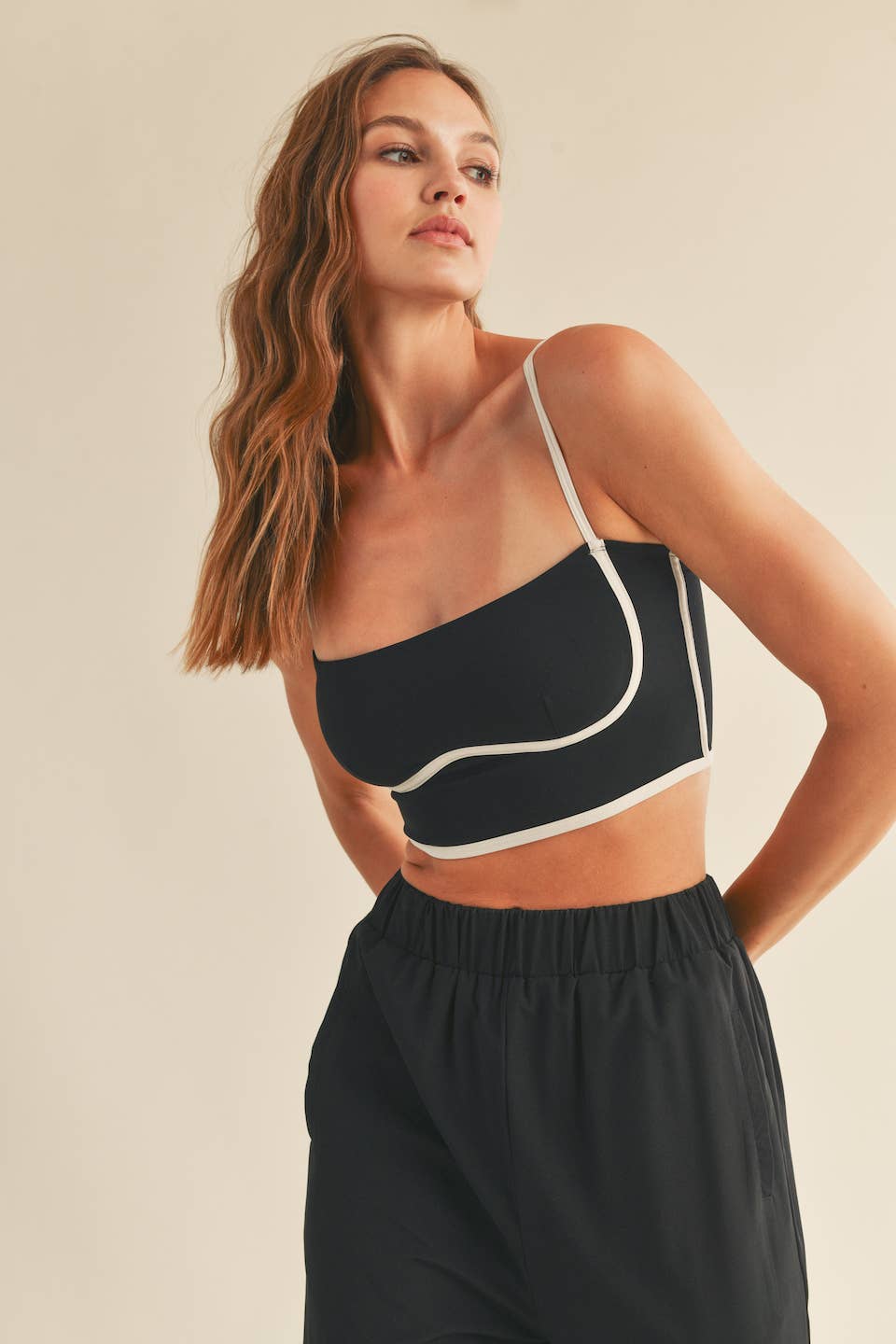 Sculpting Bra Tank: Black