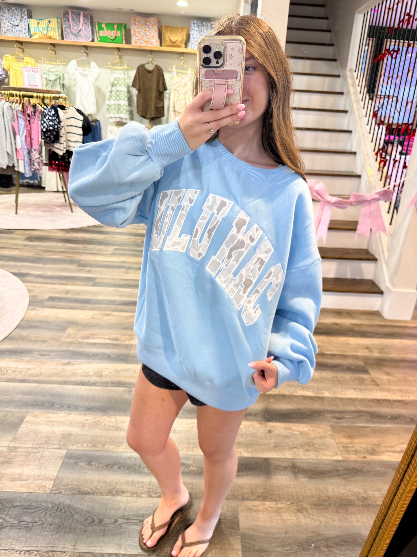 Lulu Mac Light Camo: Light Blue