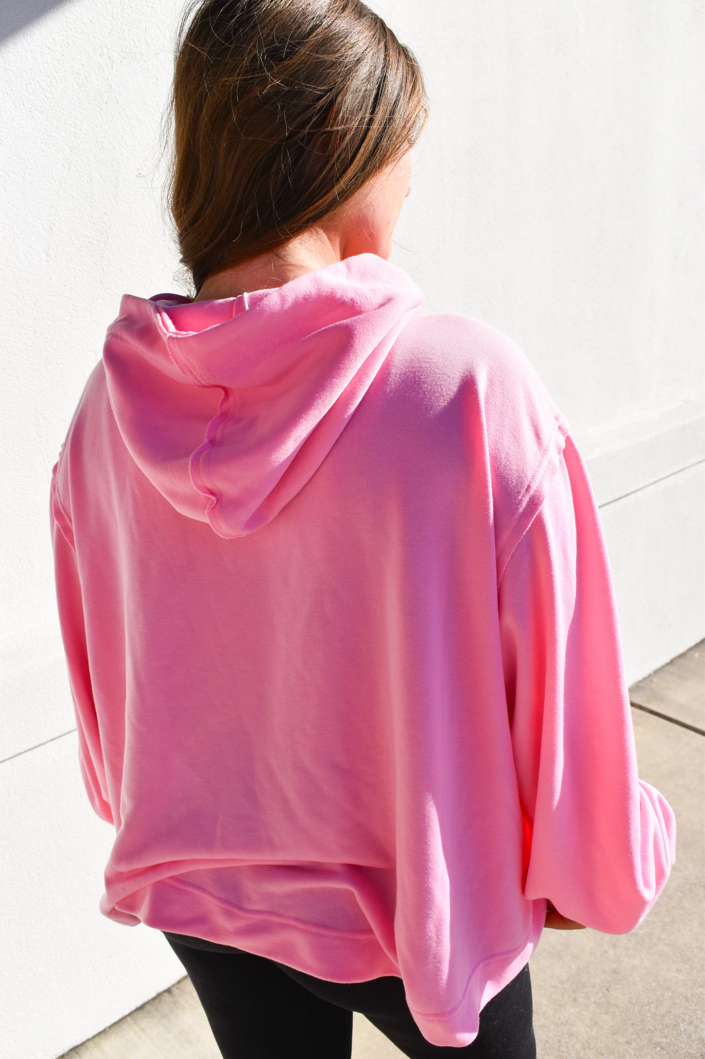 Oversized Hoodie W/ Accented Bows
