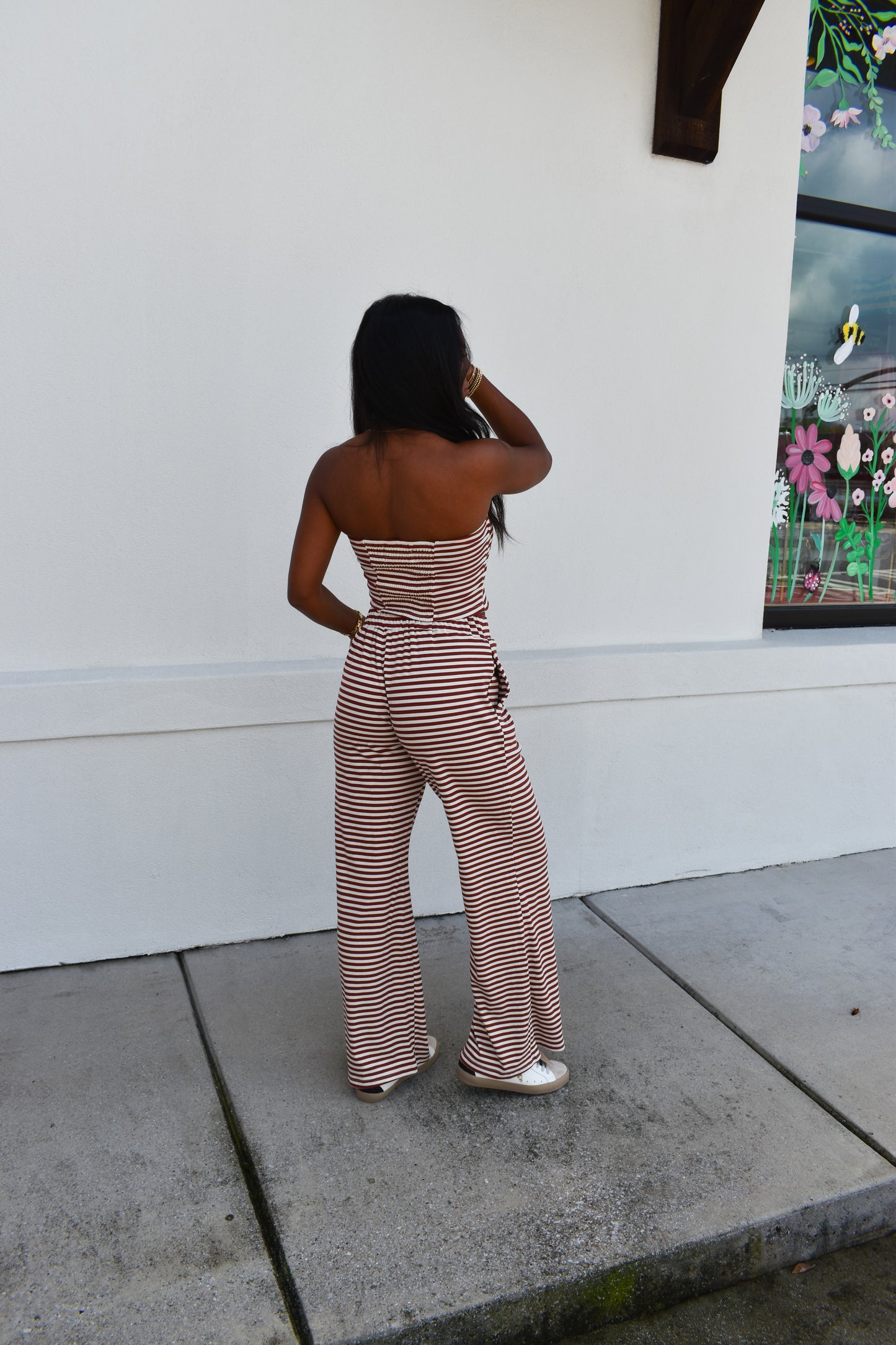 Striped Tube Top Set