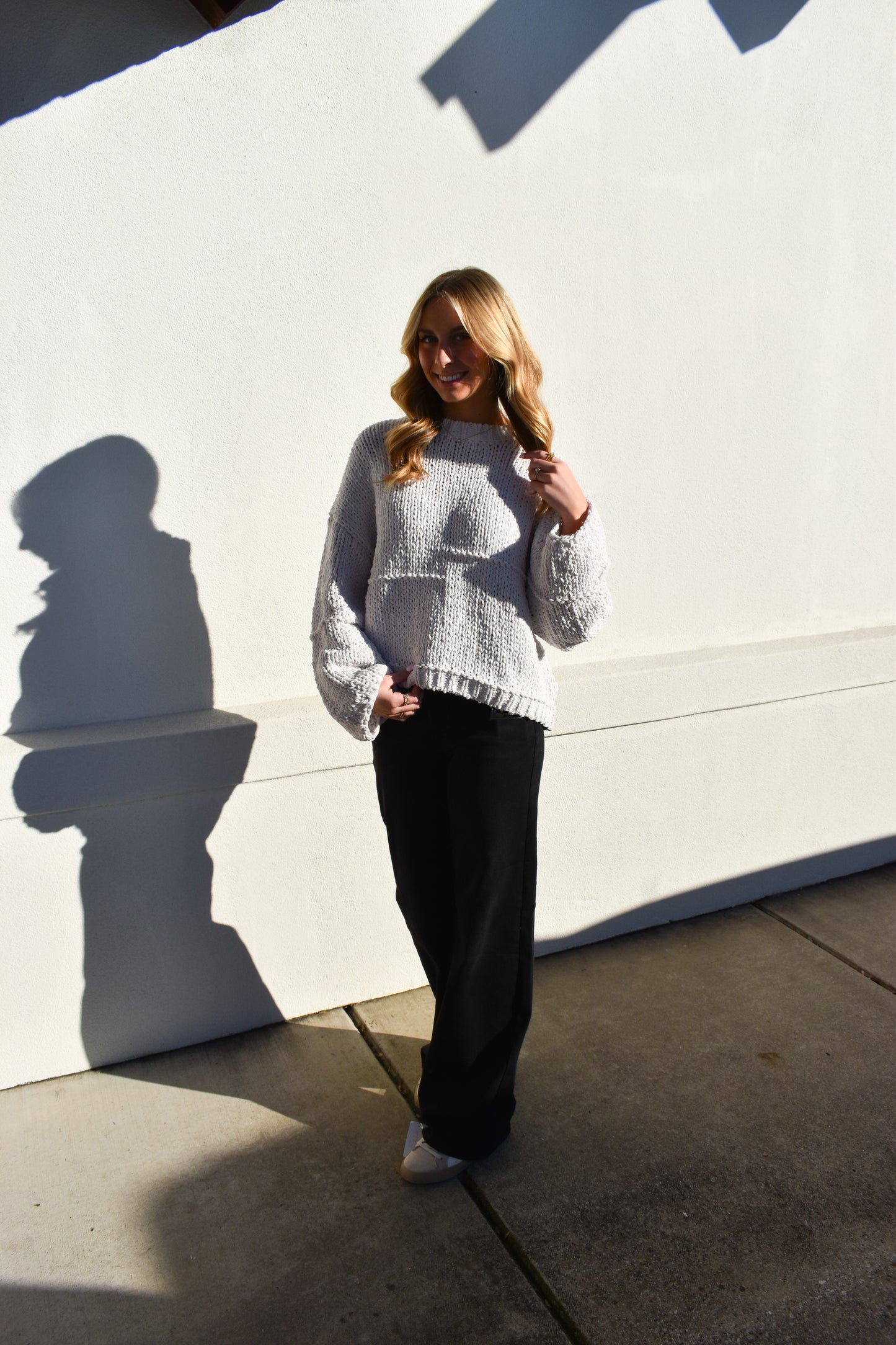 Oversized Cable Knit Sweater