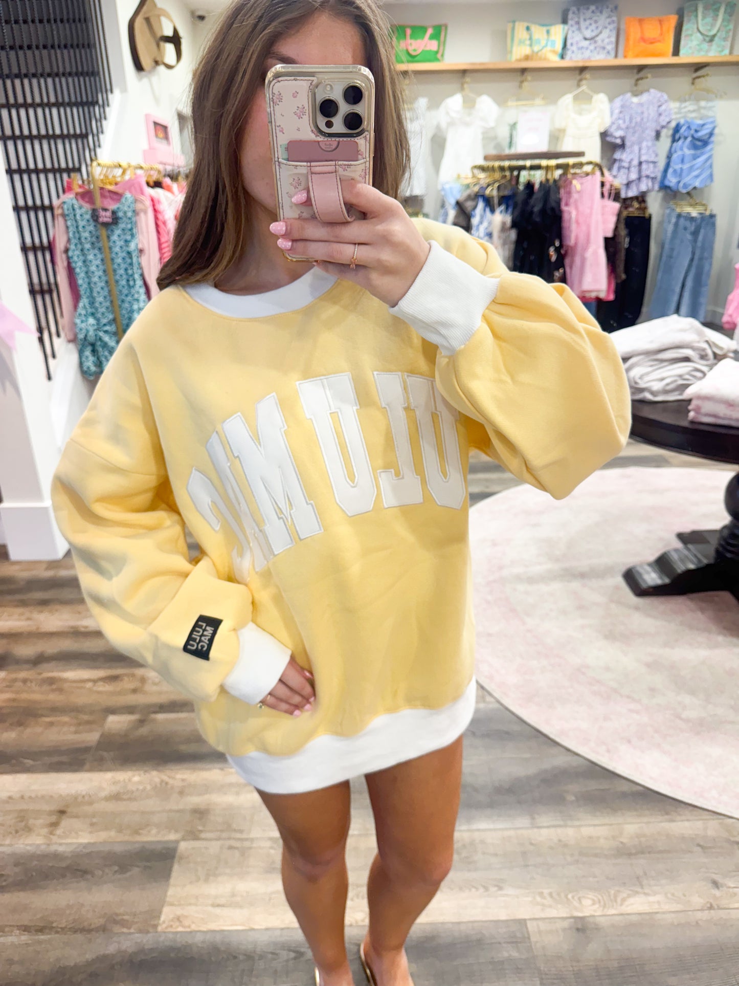 Lulu Mac Color Block: Butter/White