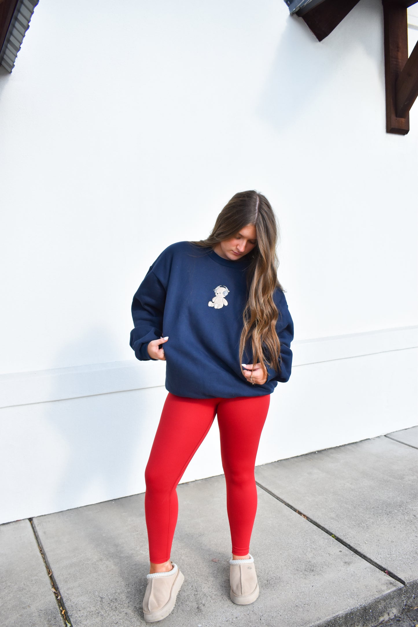 Happy Camp3r DND Navy Crewneck