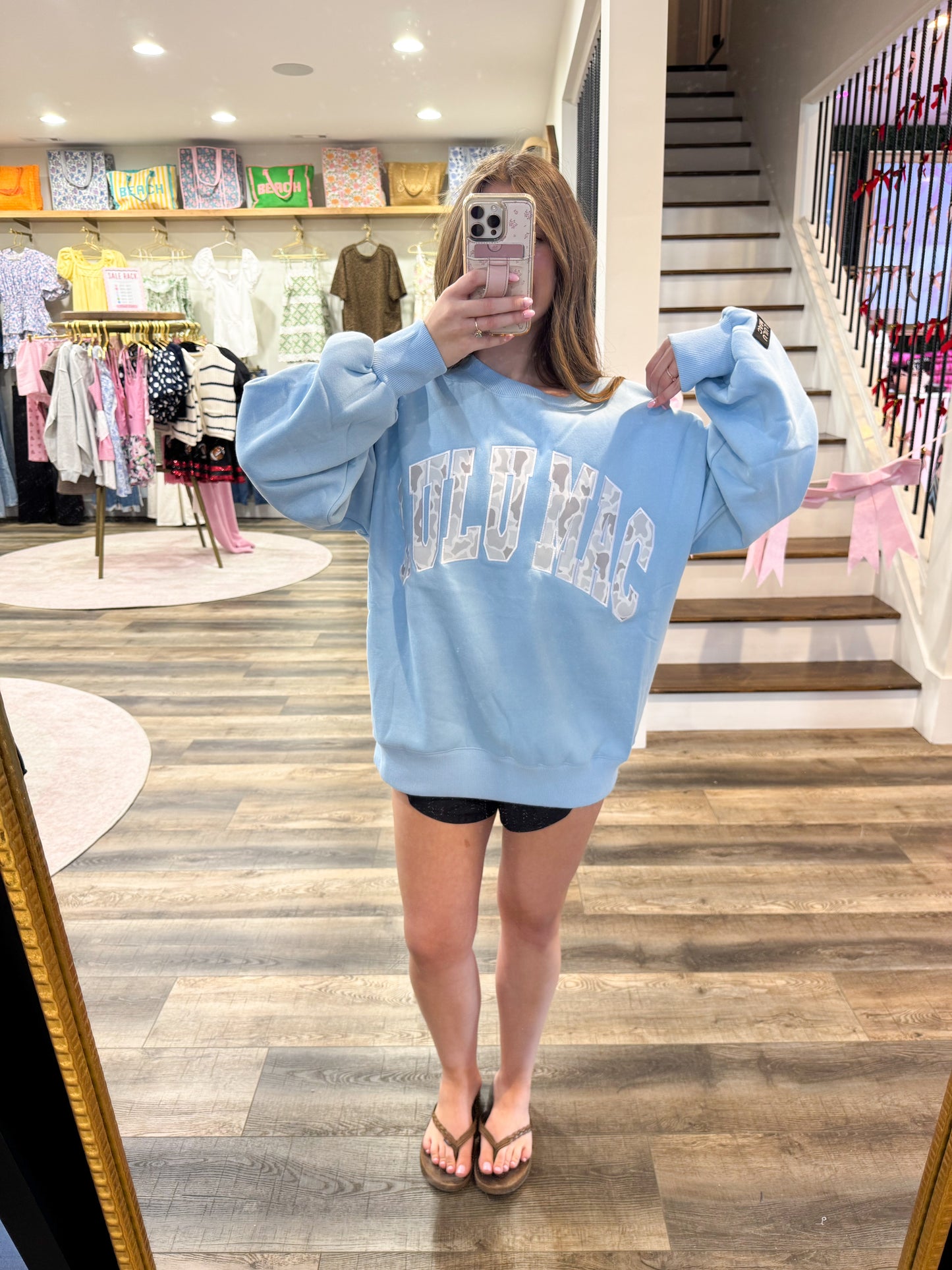 Lulu Mac Light Camo: Light Blue