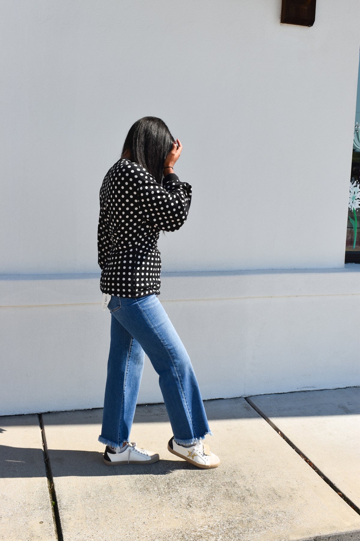 Polka Dot Tie Top