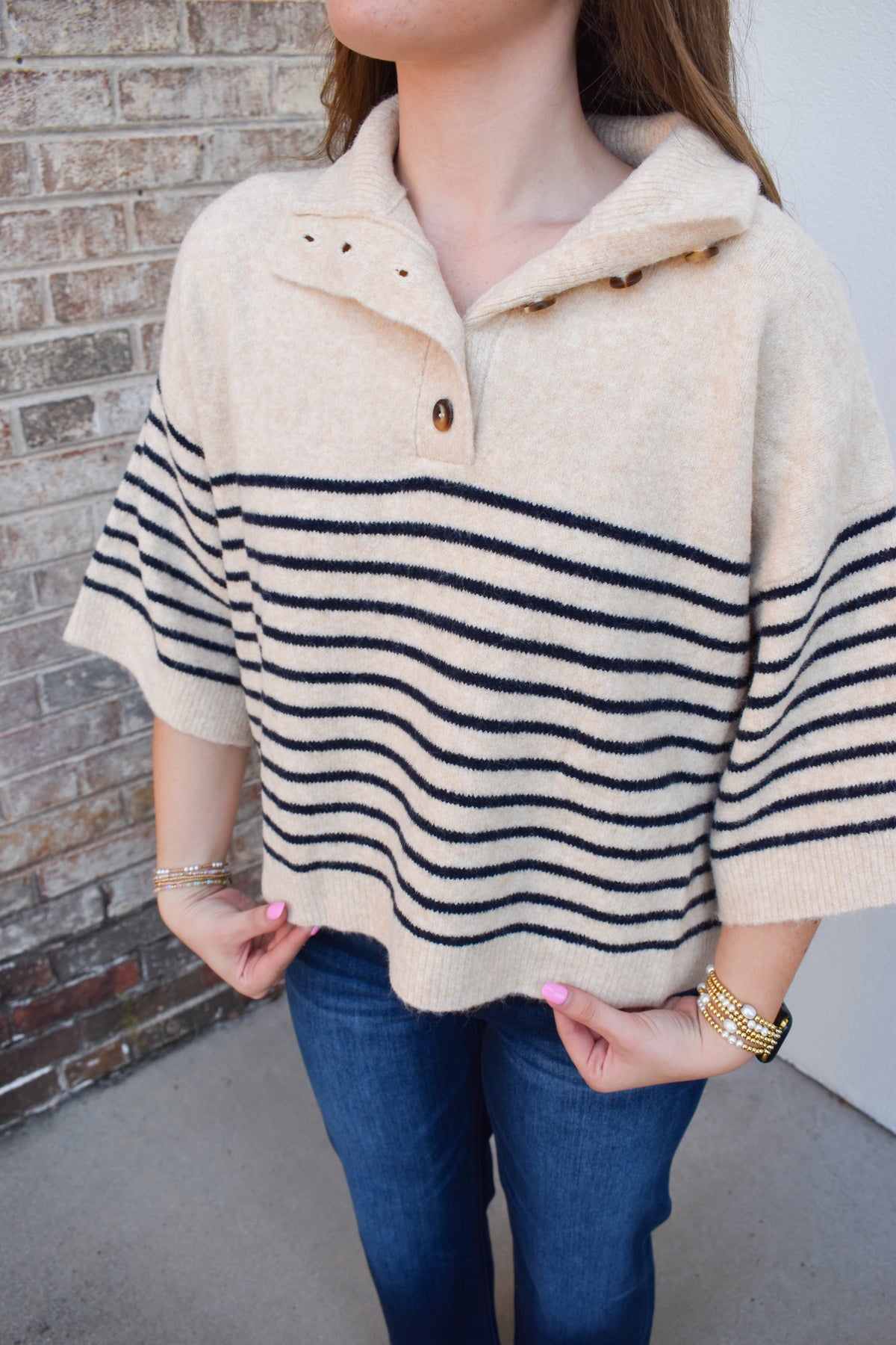 Autumn Coast Stripe Sweater