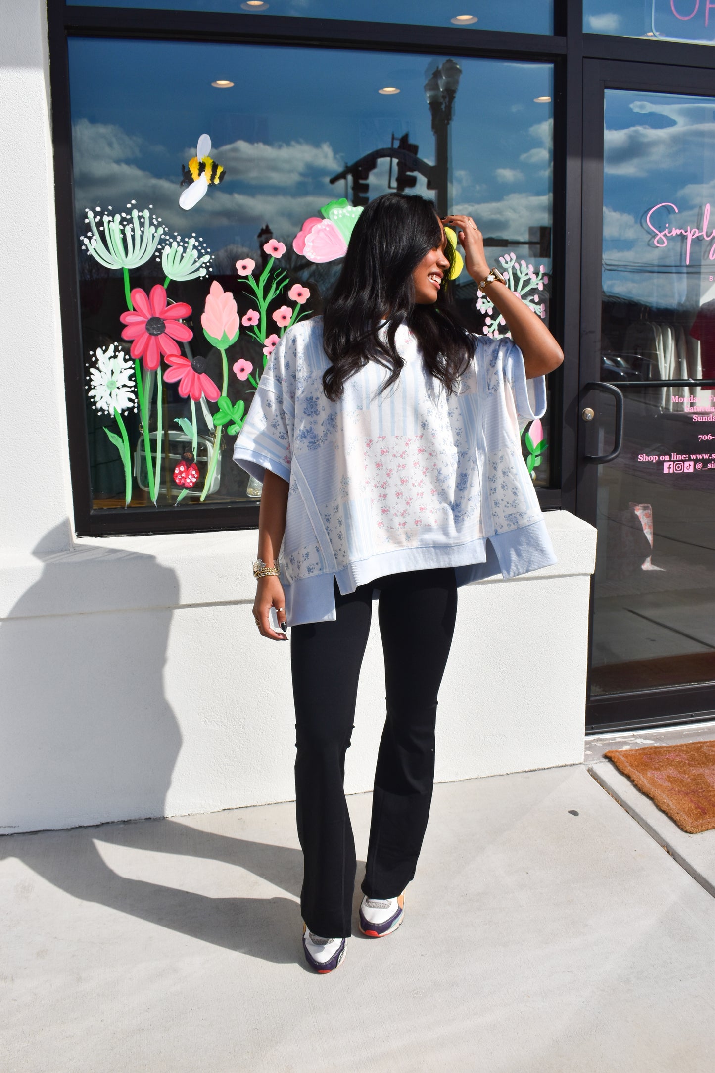 Lizzie Floral Patchwork Top