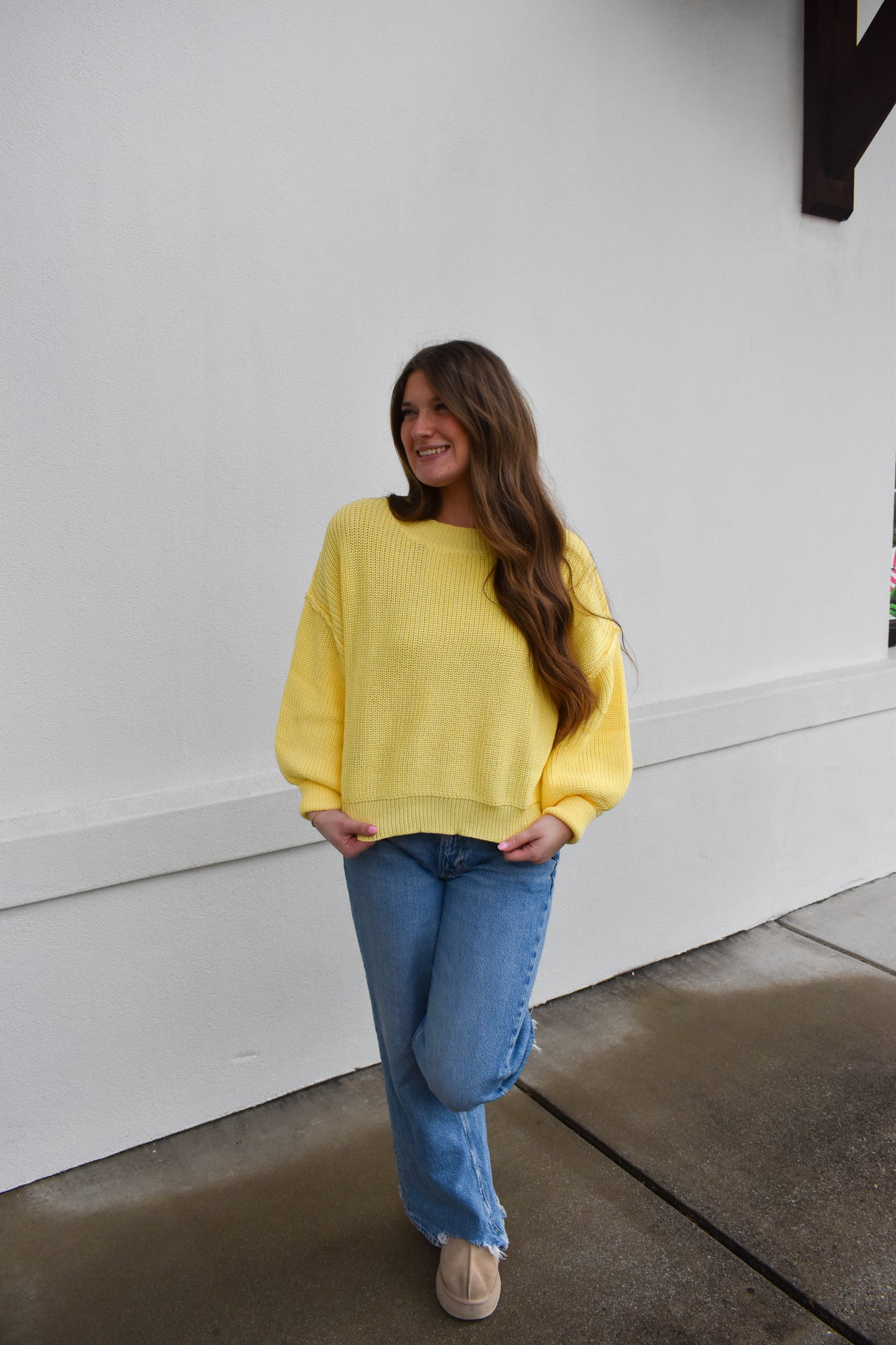 Sally Yellow Sweater