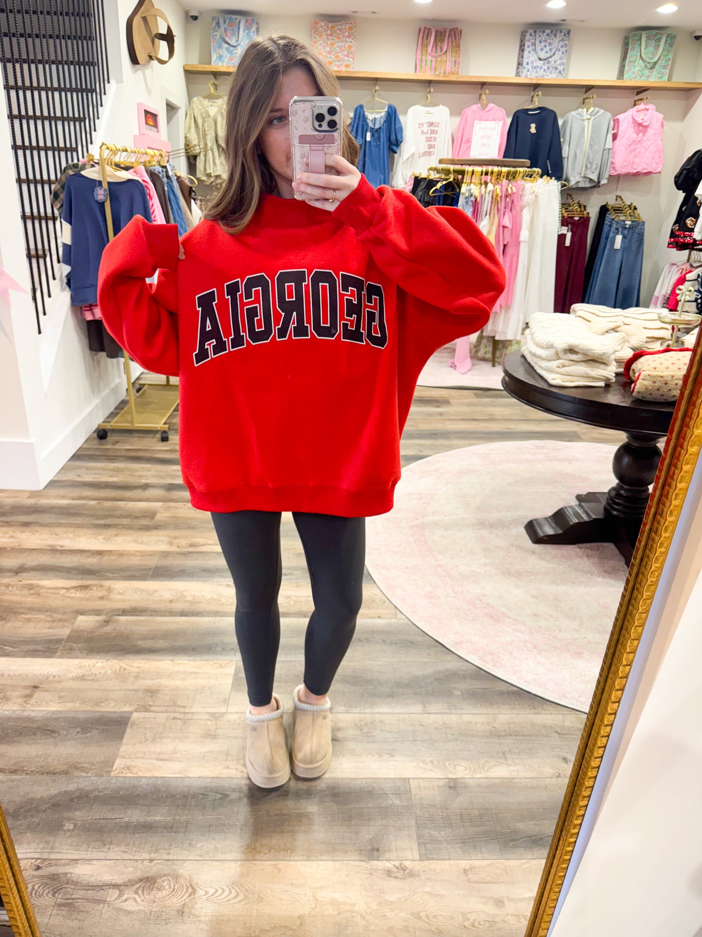 GEORGIA Reversible Mascot Mockneck