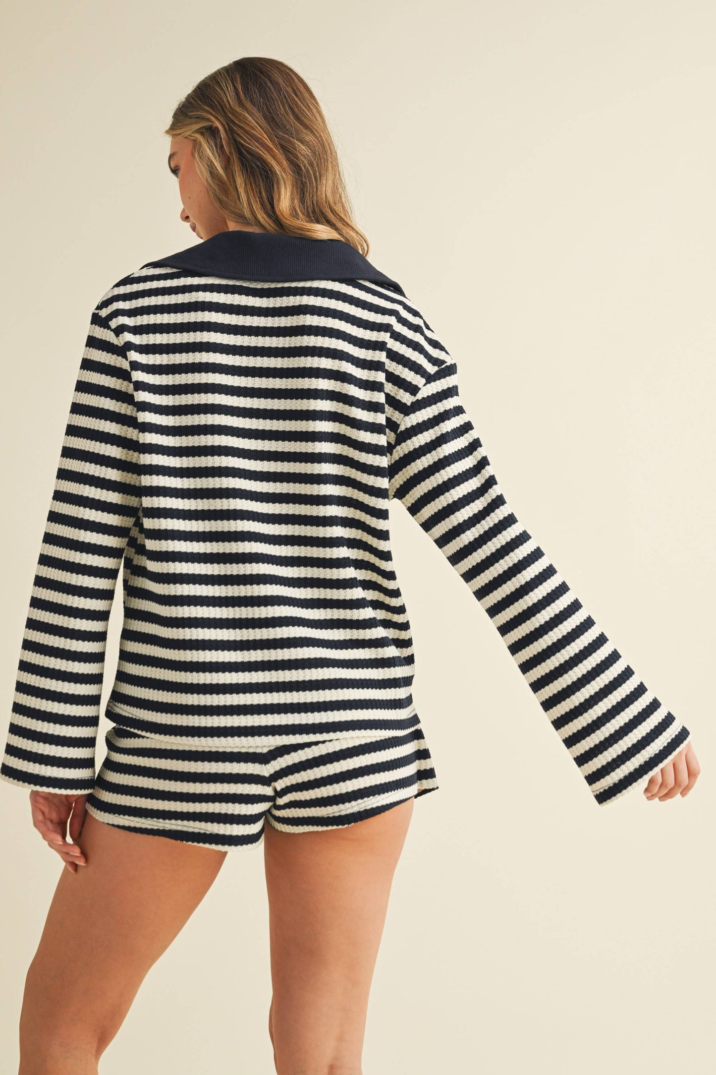 Courtney Set W/ Collared Top & Skort