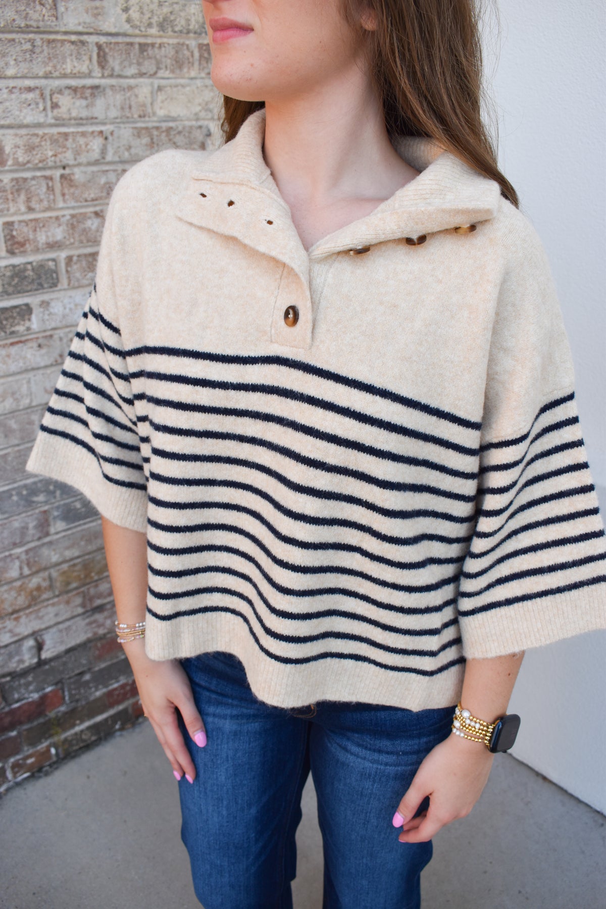 Autumn Coast Stripe Sweater