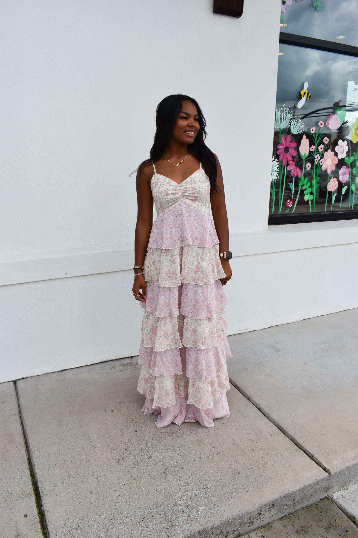Amelia Romantic Tiered Maxi Dress