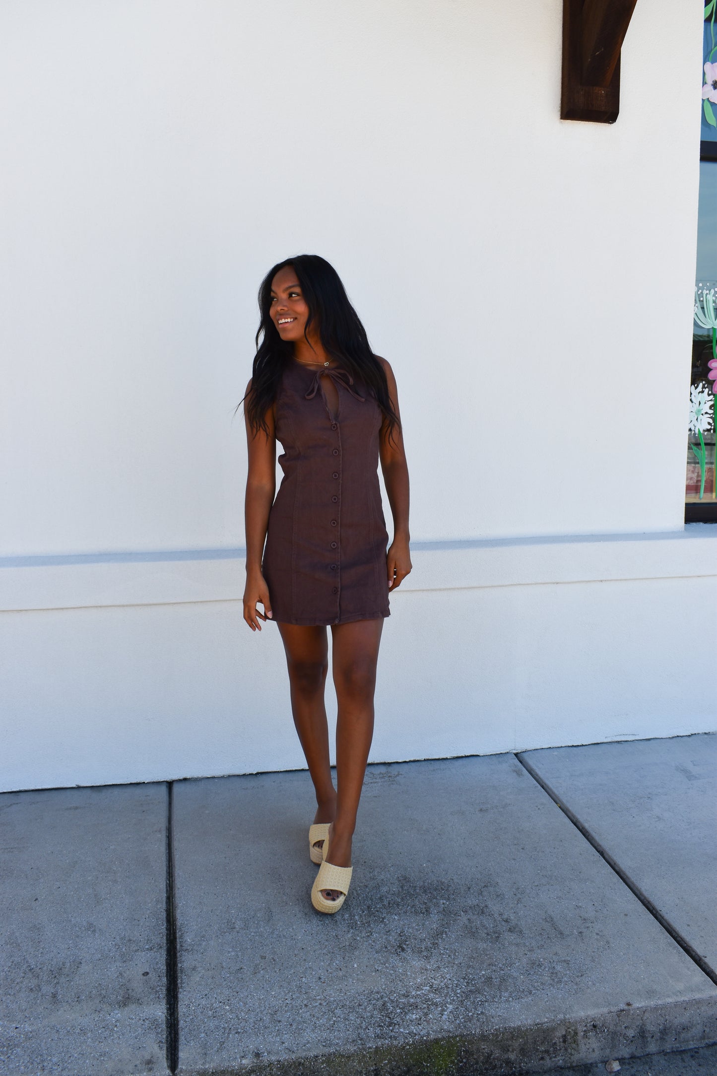 Izzy Sleeveless Mini Dress