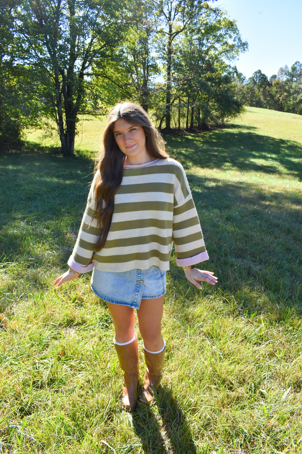 The Olive & Blush Reversible Sweater