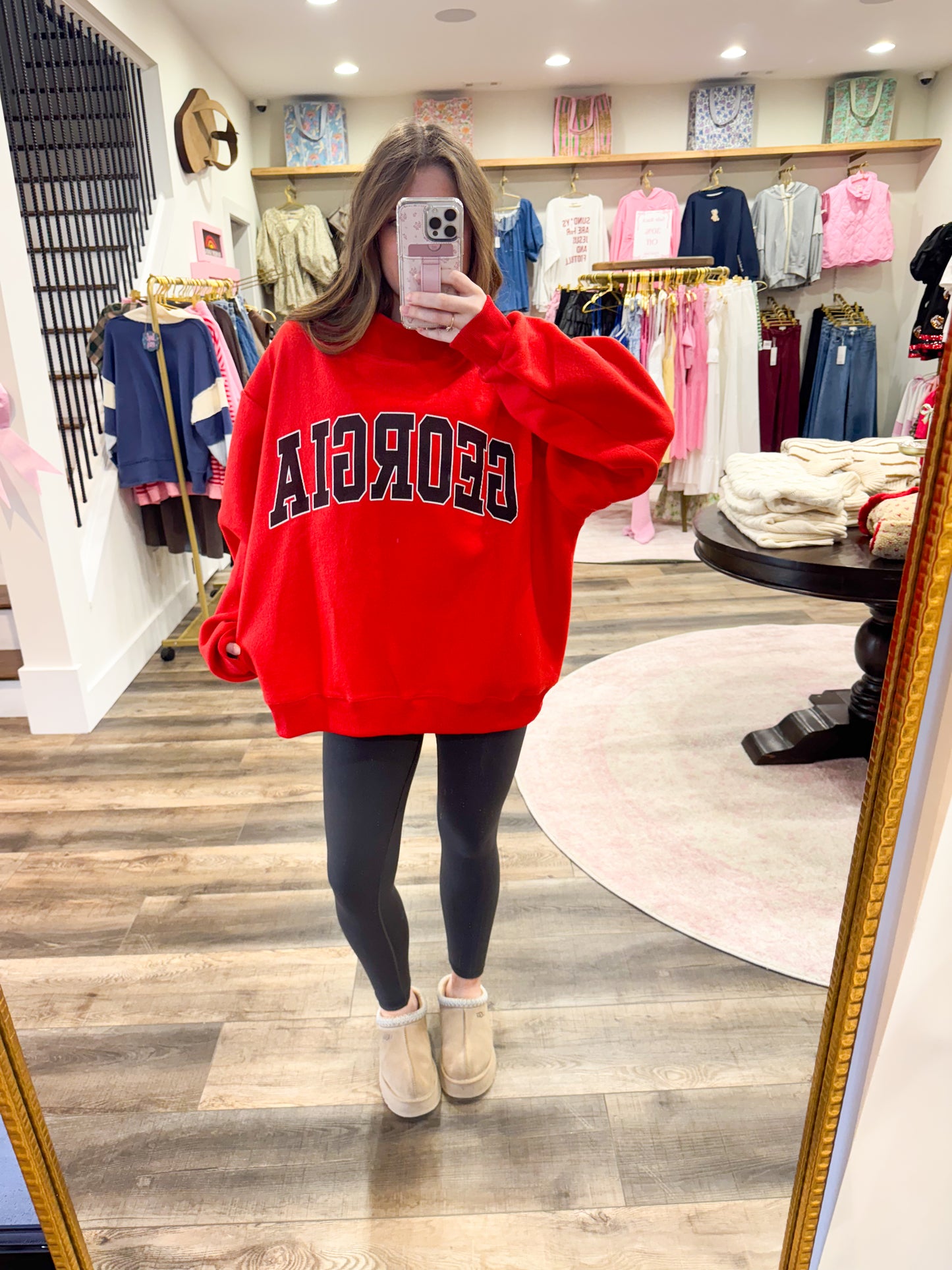 GEORGIA Reversible Mascot Mockneck