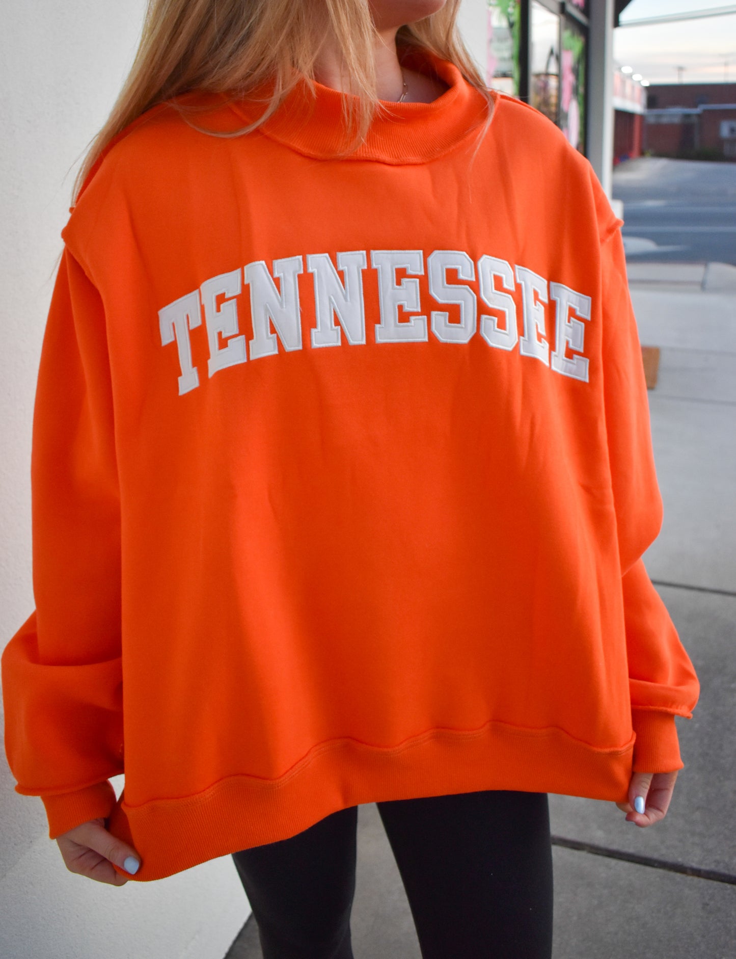 Tennessee Embroidered Mock Neck