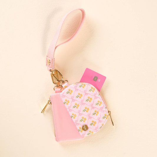 Dynamic Duo Pouch Wristlet: Marigold Lane Pink