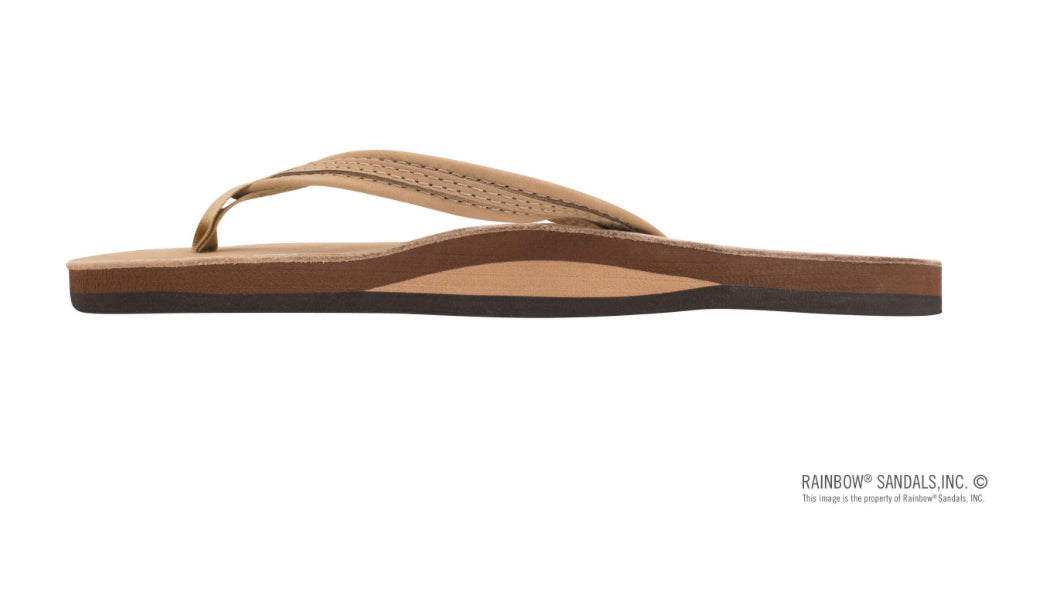 "Rainbow" The Madison Sierra Brown Flip Flops