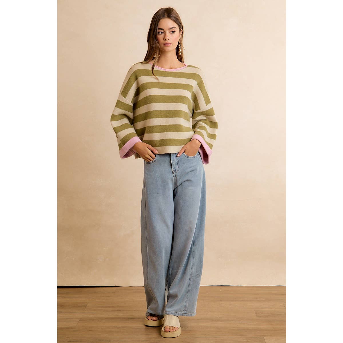 The Olive & Blush Reversible Sweater