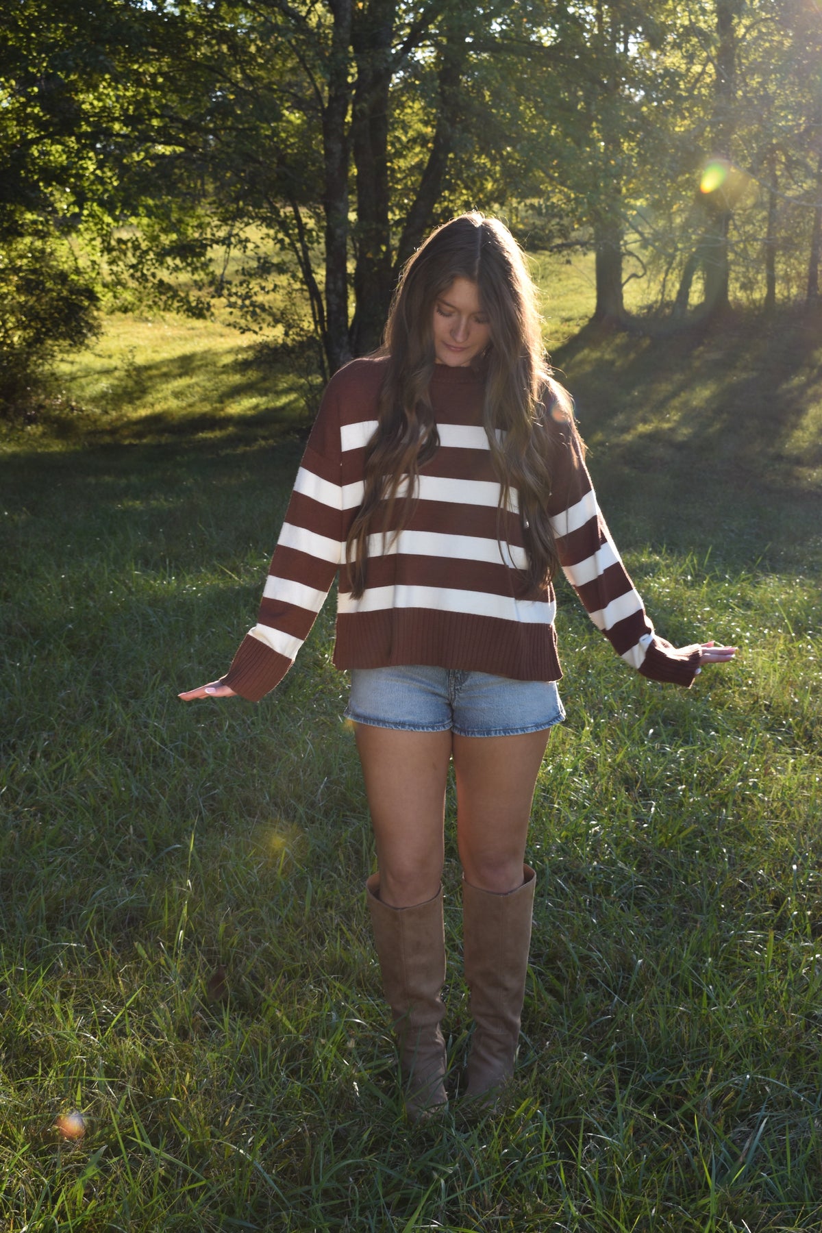 Chocolate Stripe Sweater