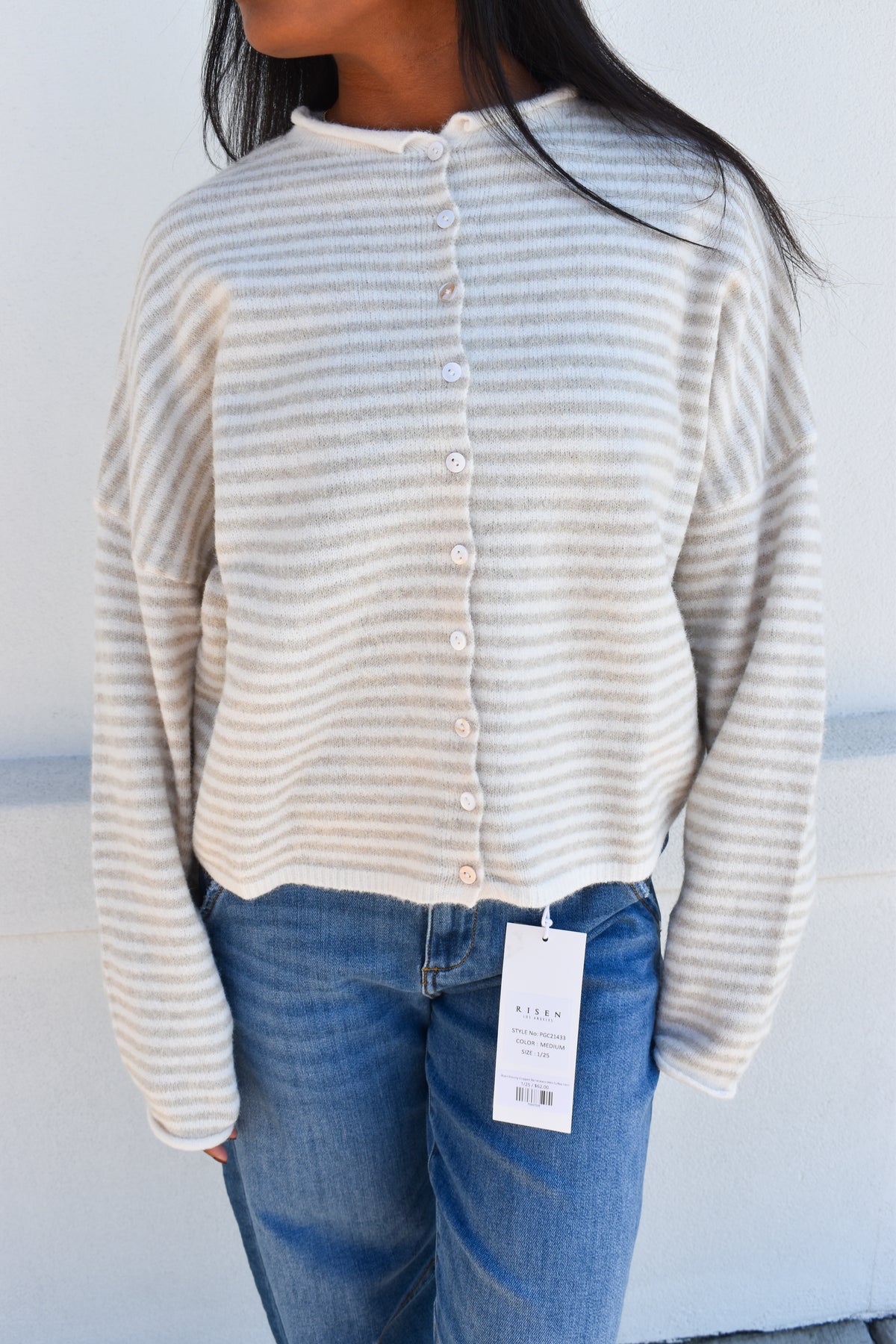 Piper Stripe Cardigan
