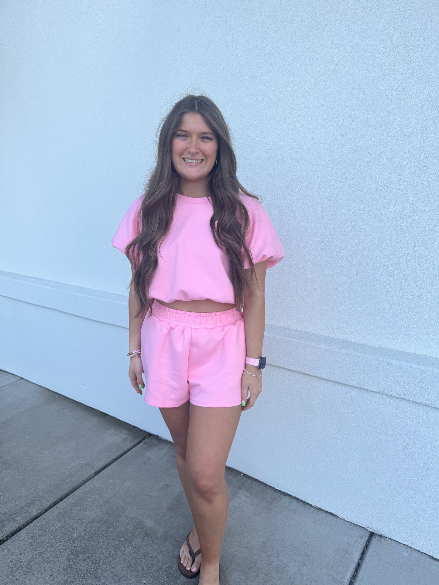 Scuba Shorts: Pink