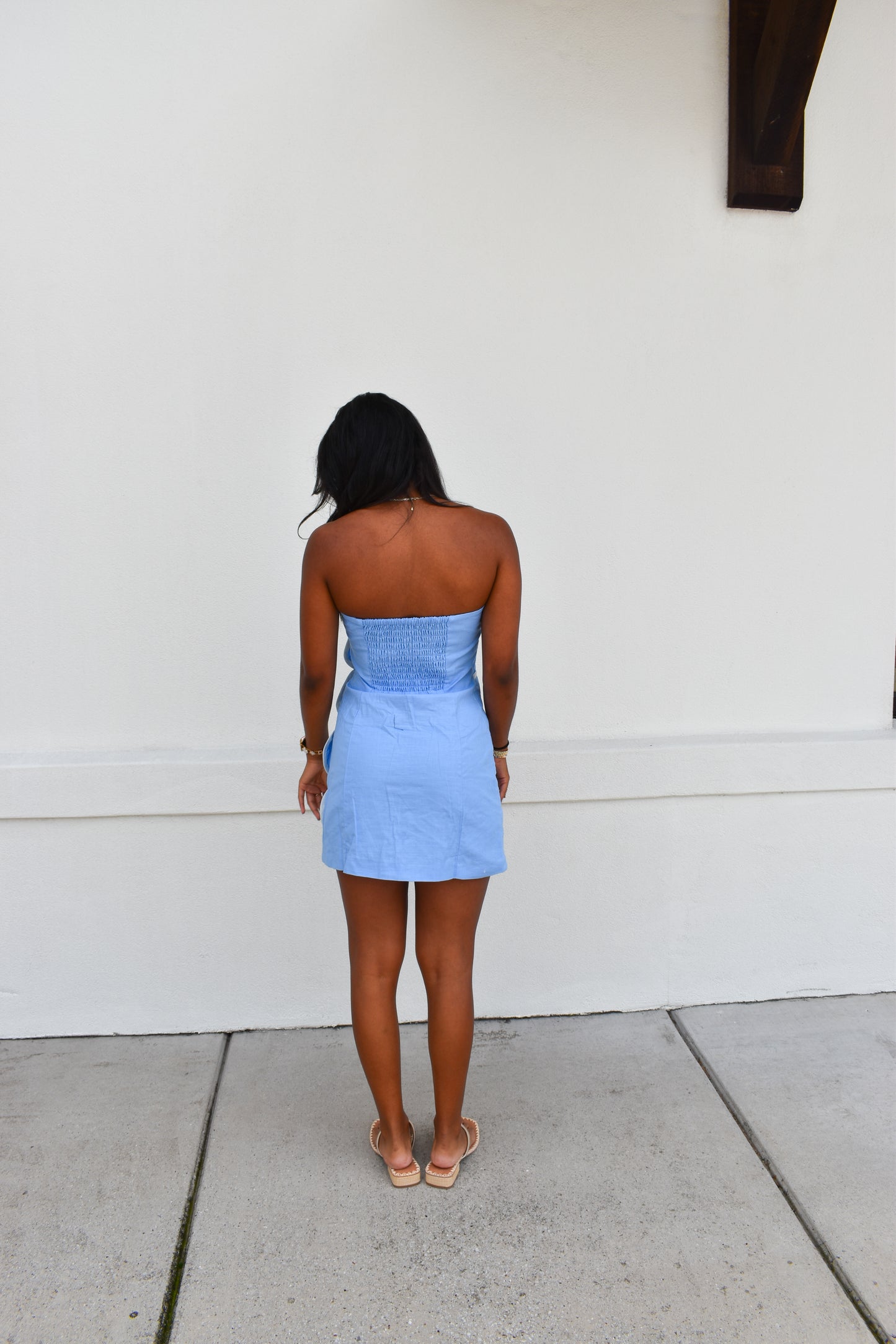 Scallop Seas Mini Dress