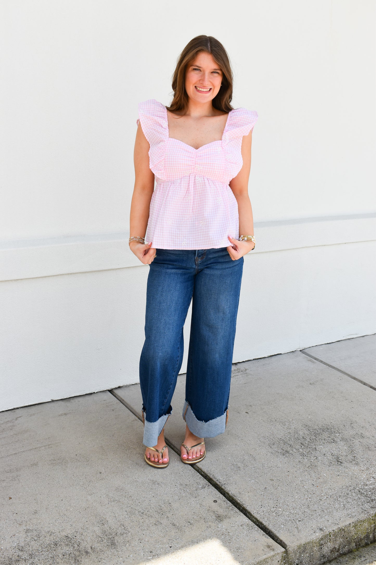 Blushing Bows Top