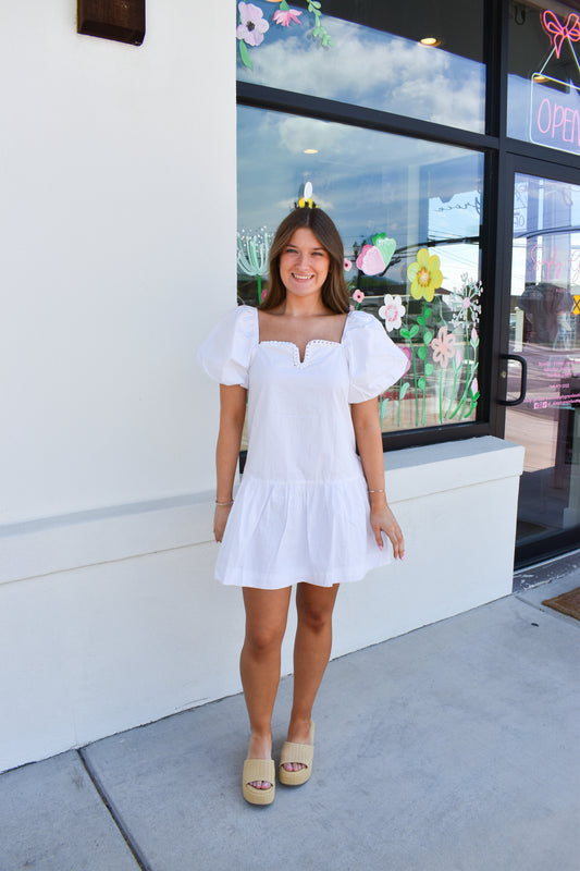 Drop Waist Mini Dress