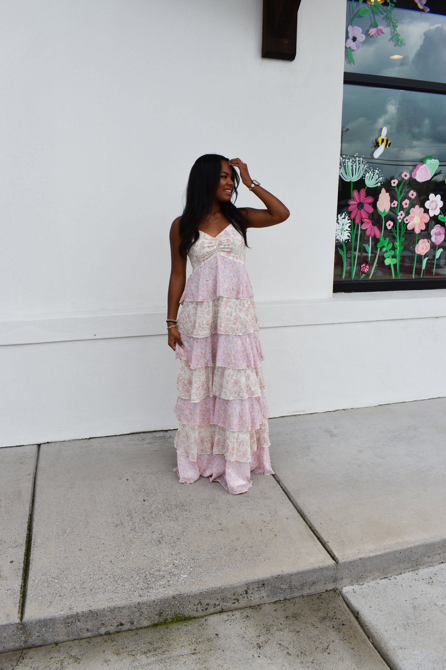 Amelia Romantic Tiered Maxi Dress