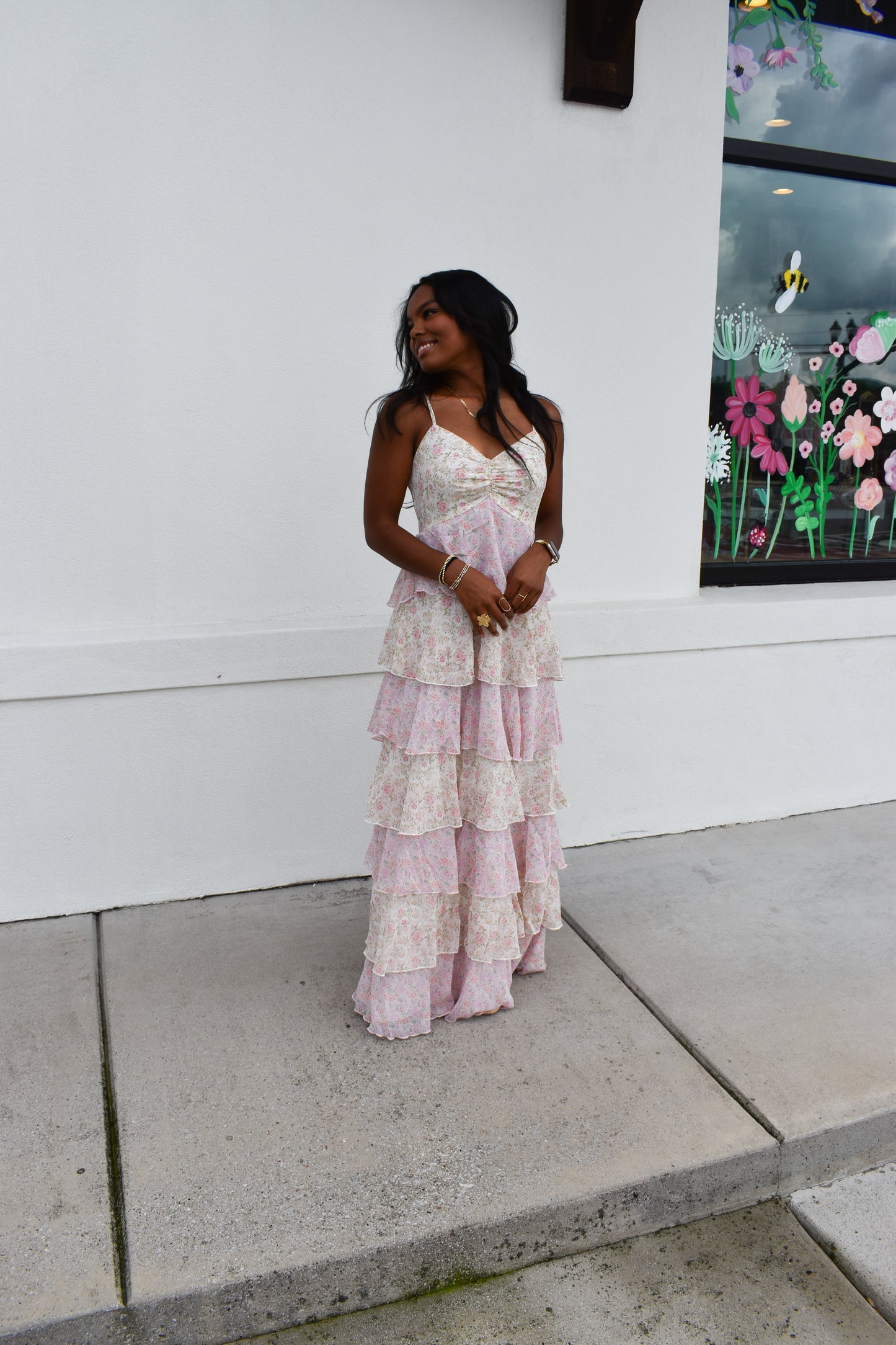 Amelia Romantic Tiered Maxi Dress