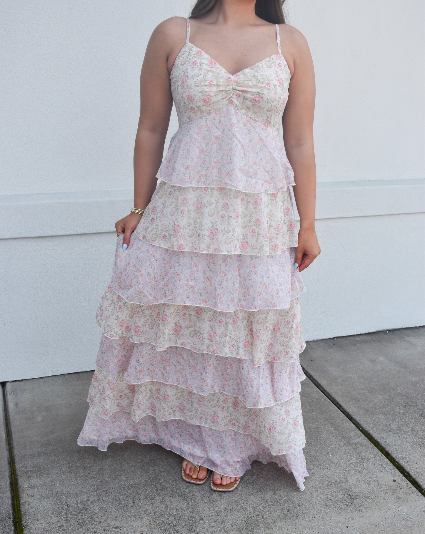 Amelia Romantic Tiered Maxi Dress