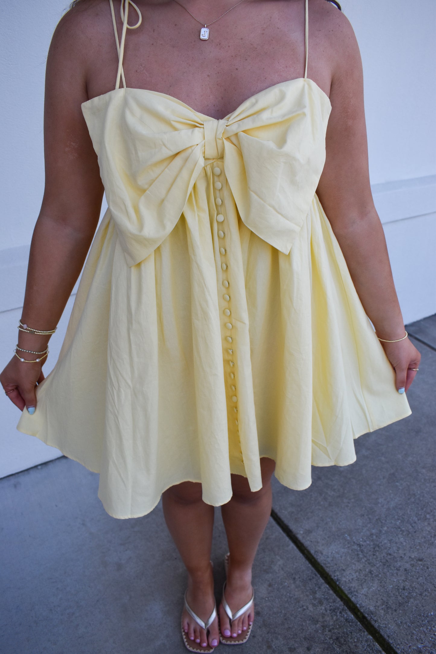 Bow Baby Doll Dress
