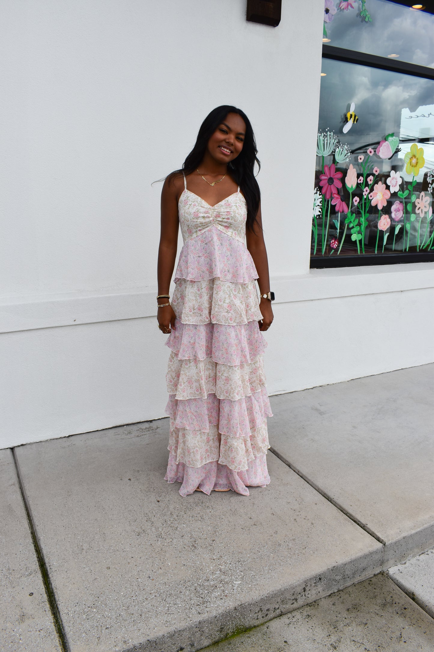 Amelia Romantic Tiered Maxi Dress