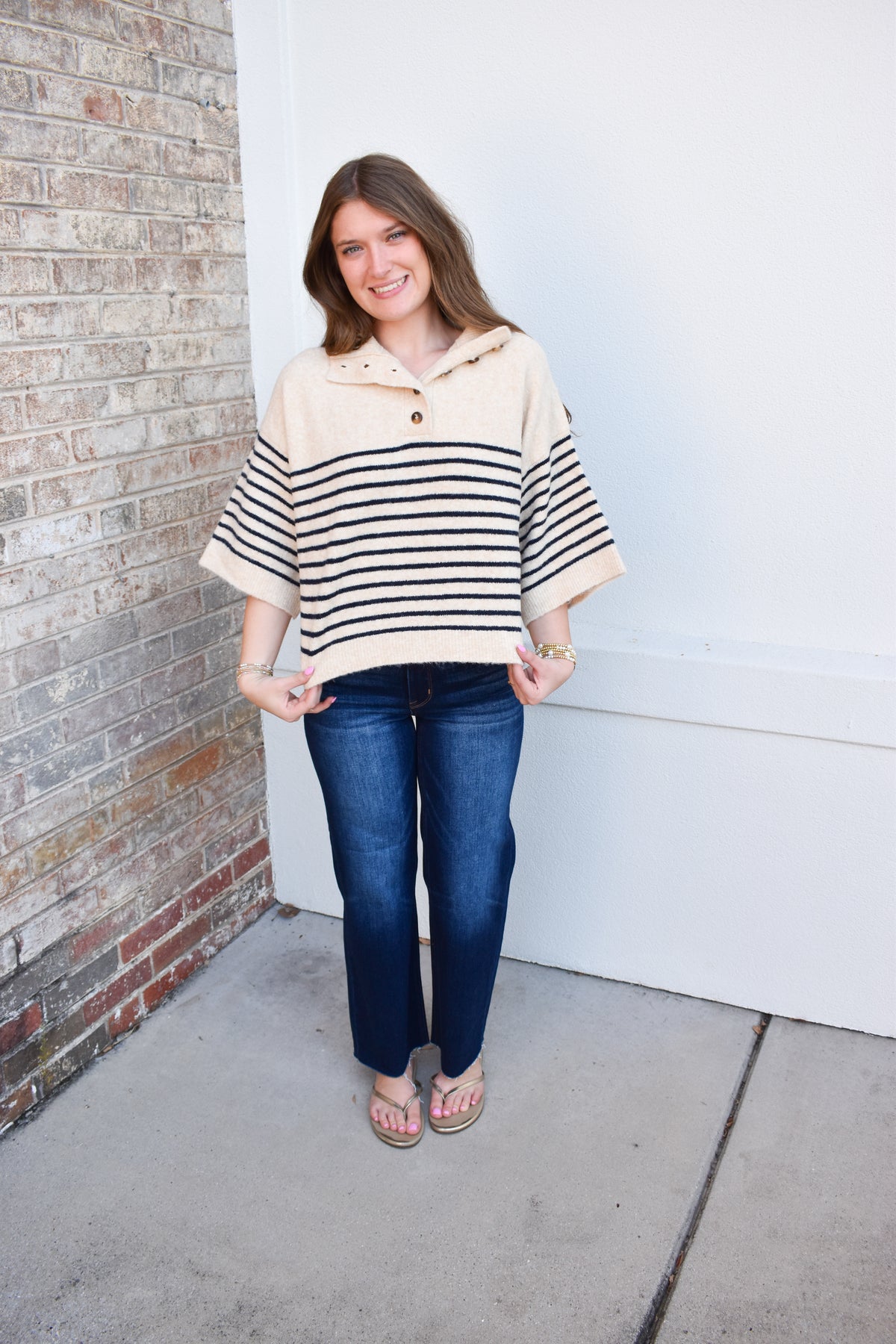 Autumn Coast Stripe Sweater