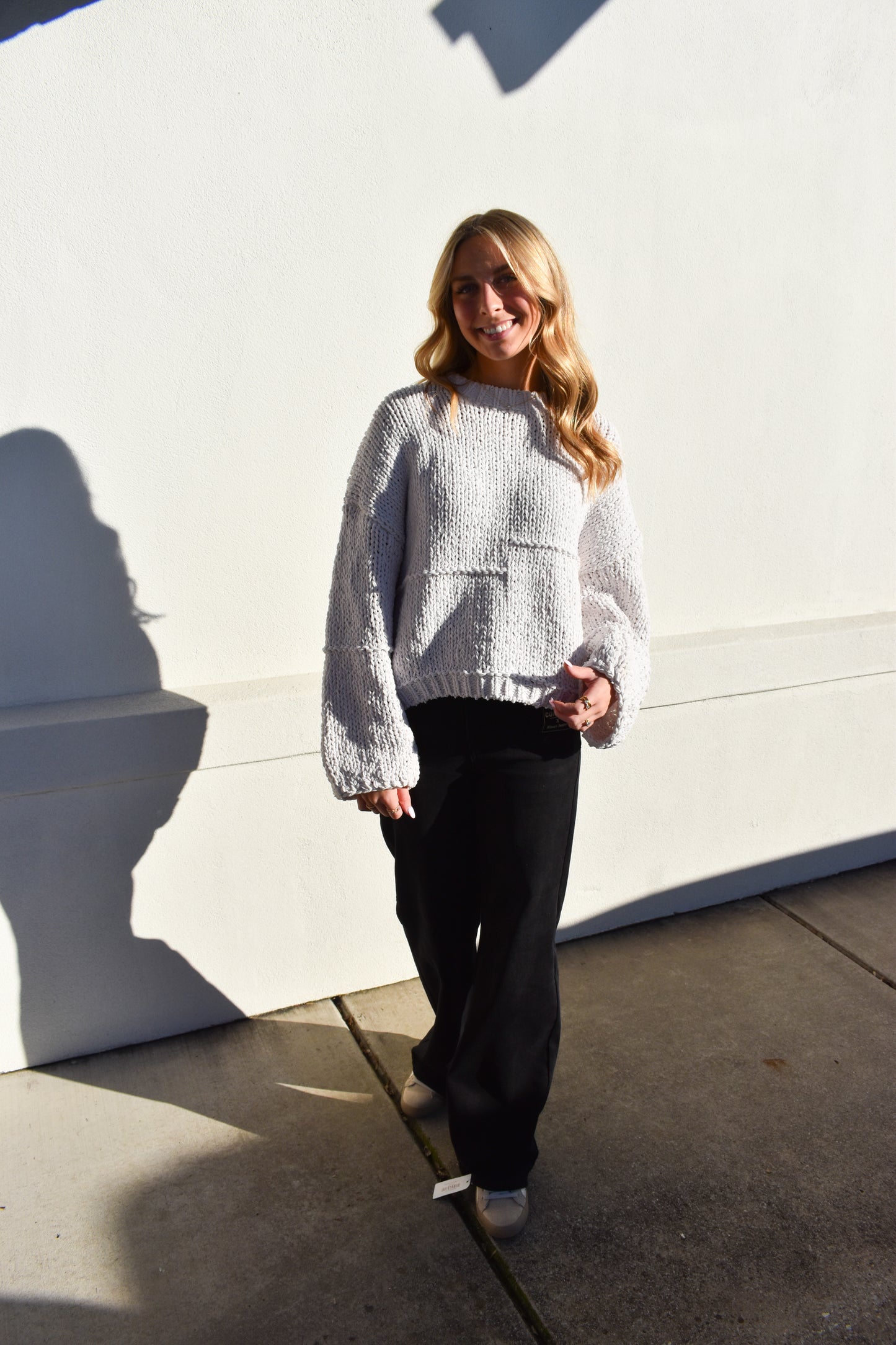 Oversized Cable Knit Sweater