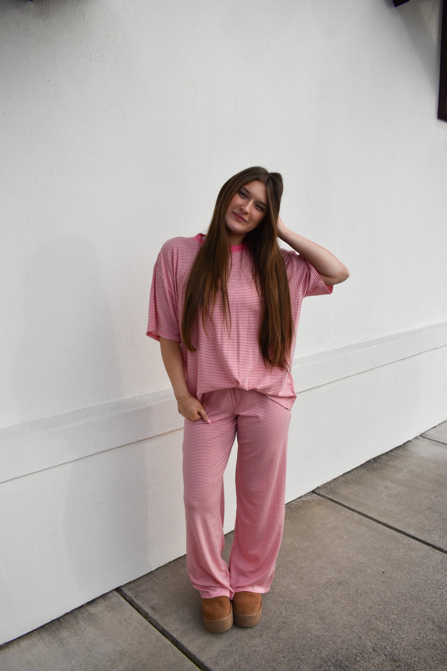 Bubblegum Stripe Pants