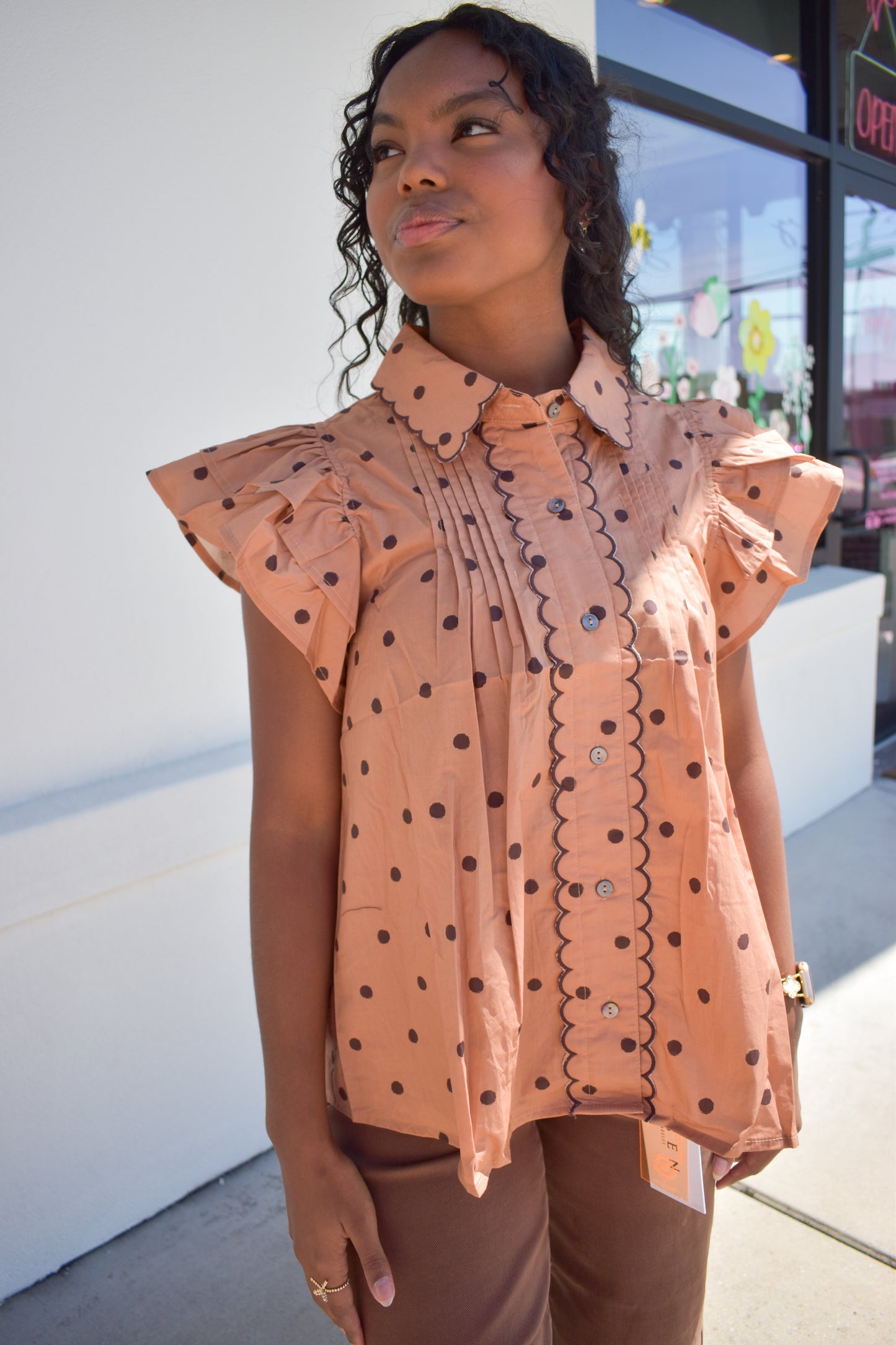 Mocha Moments Blouse