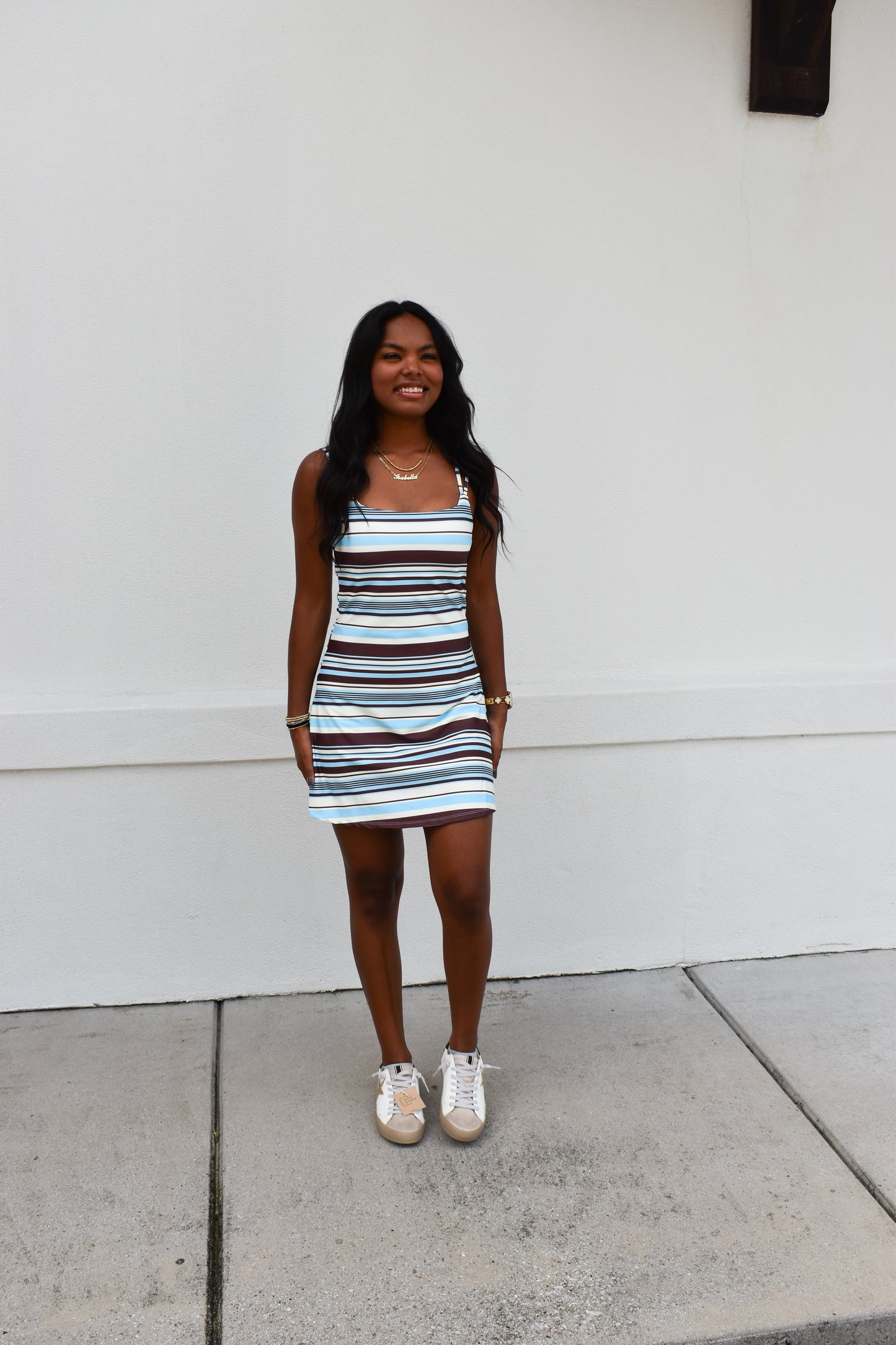 Rowan Athletic Stripe Dress