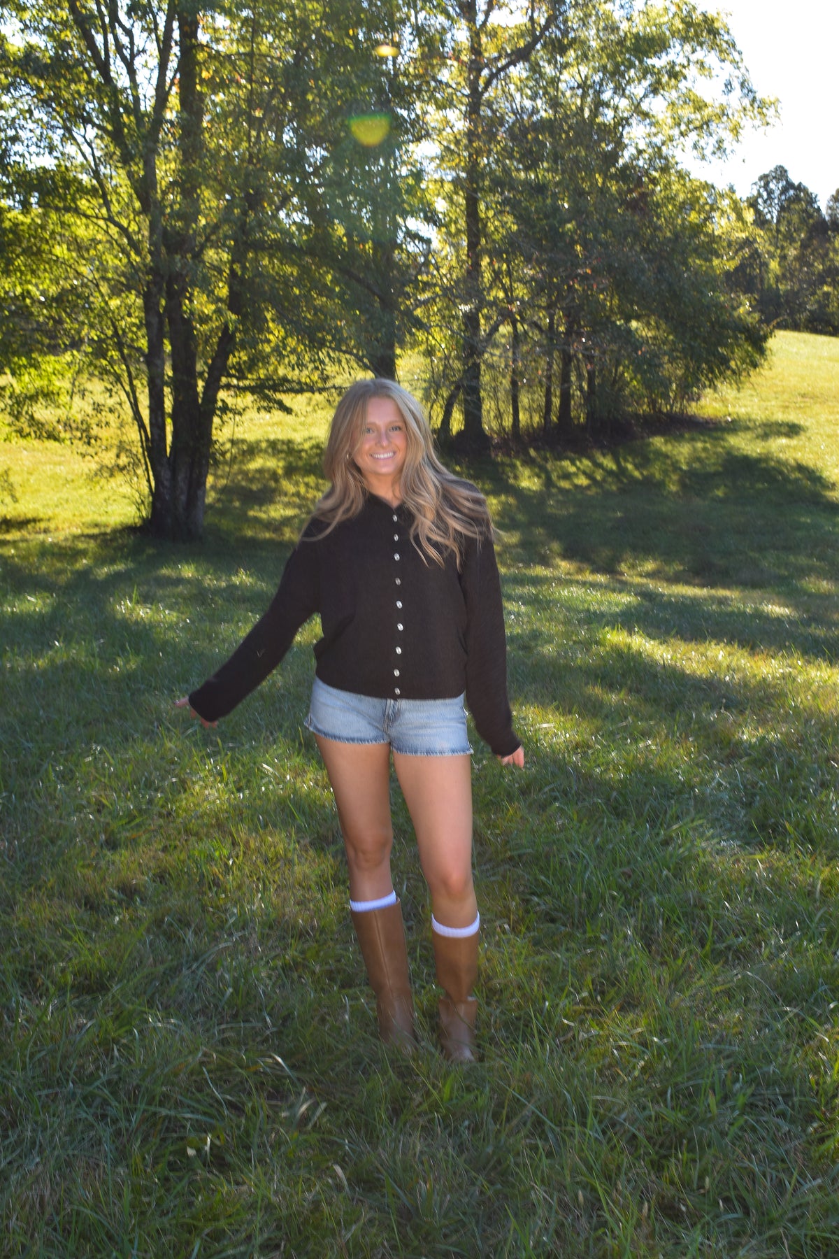 Classic Cardi: Chocolate