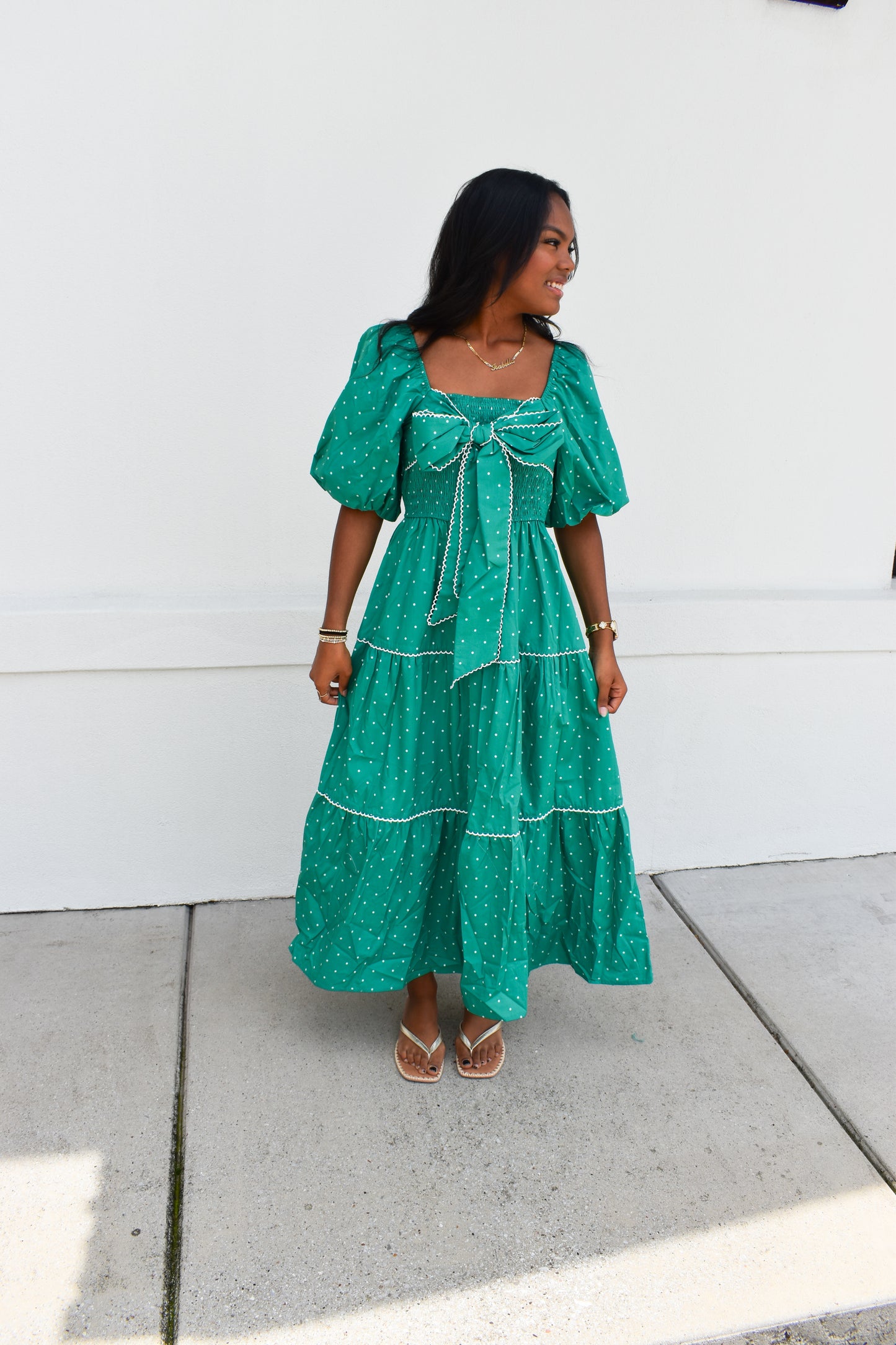 Emerald Ella Maxi Dress