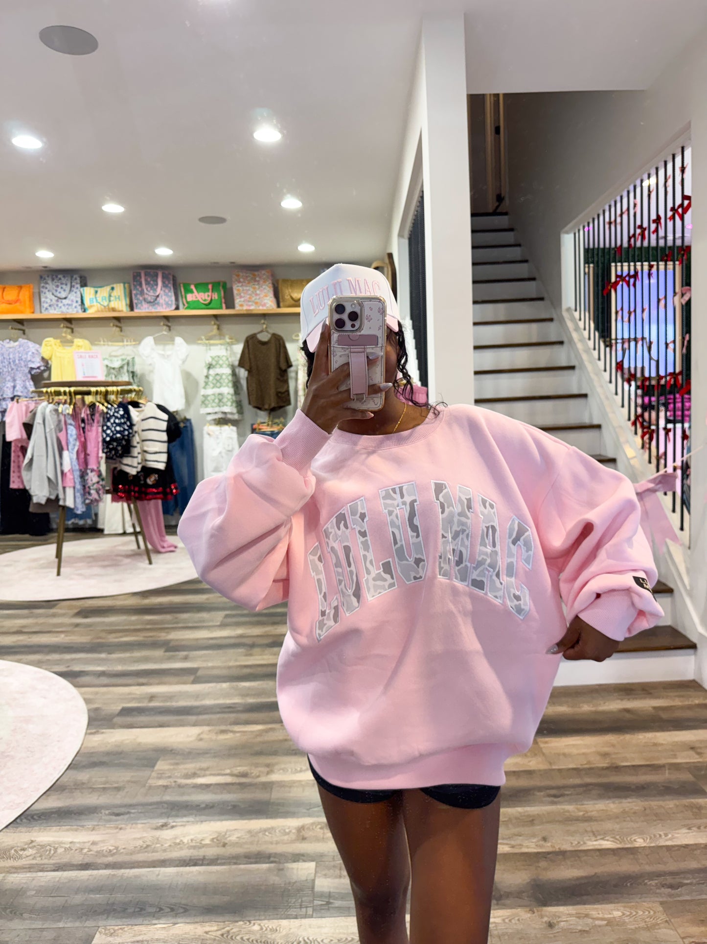 Lulu Mac Light Camo: Pink