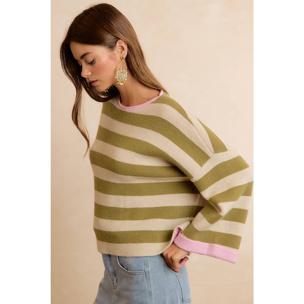 The Olive & Blush Reversible Sweater